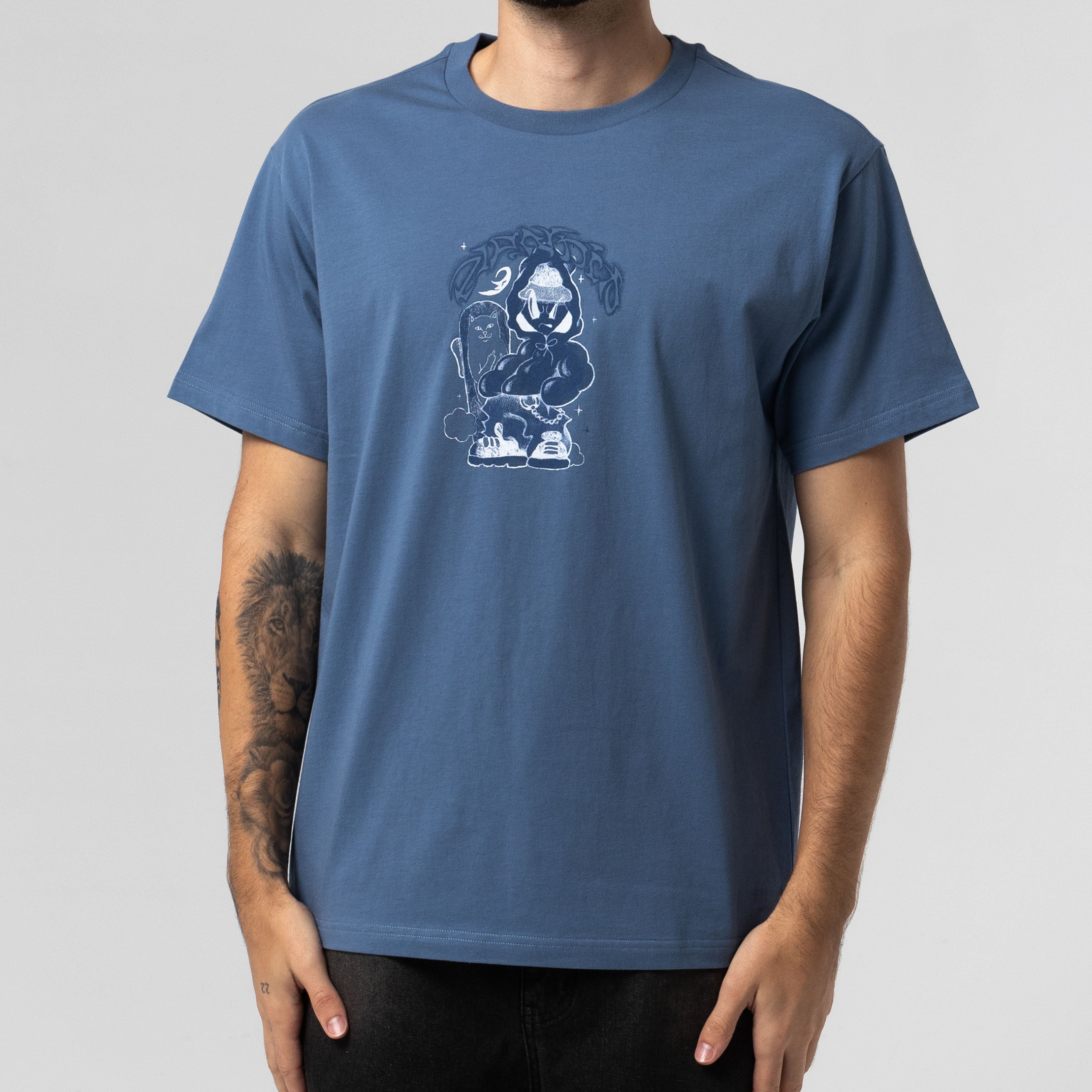RIPNDIP What? Tee (Blue)