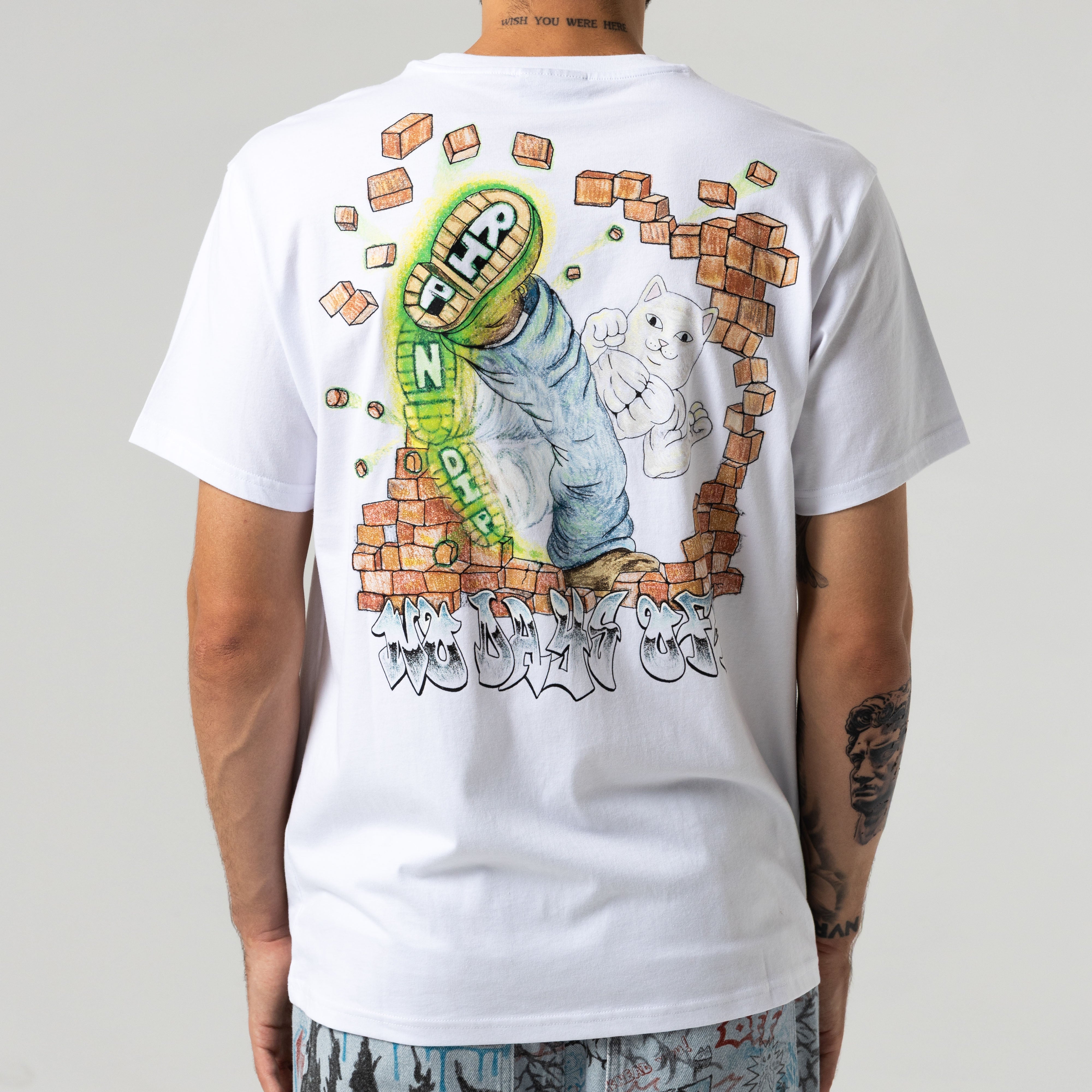 RIPNDIP Karate Kat Tee (White)