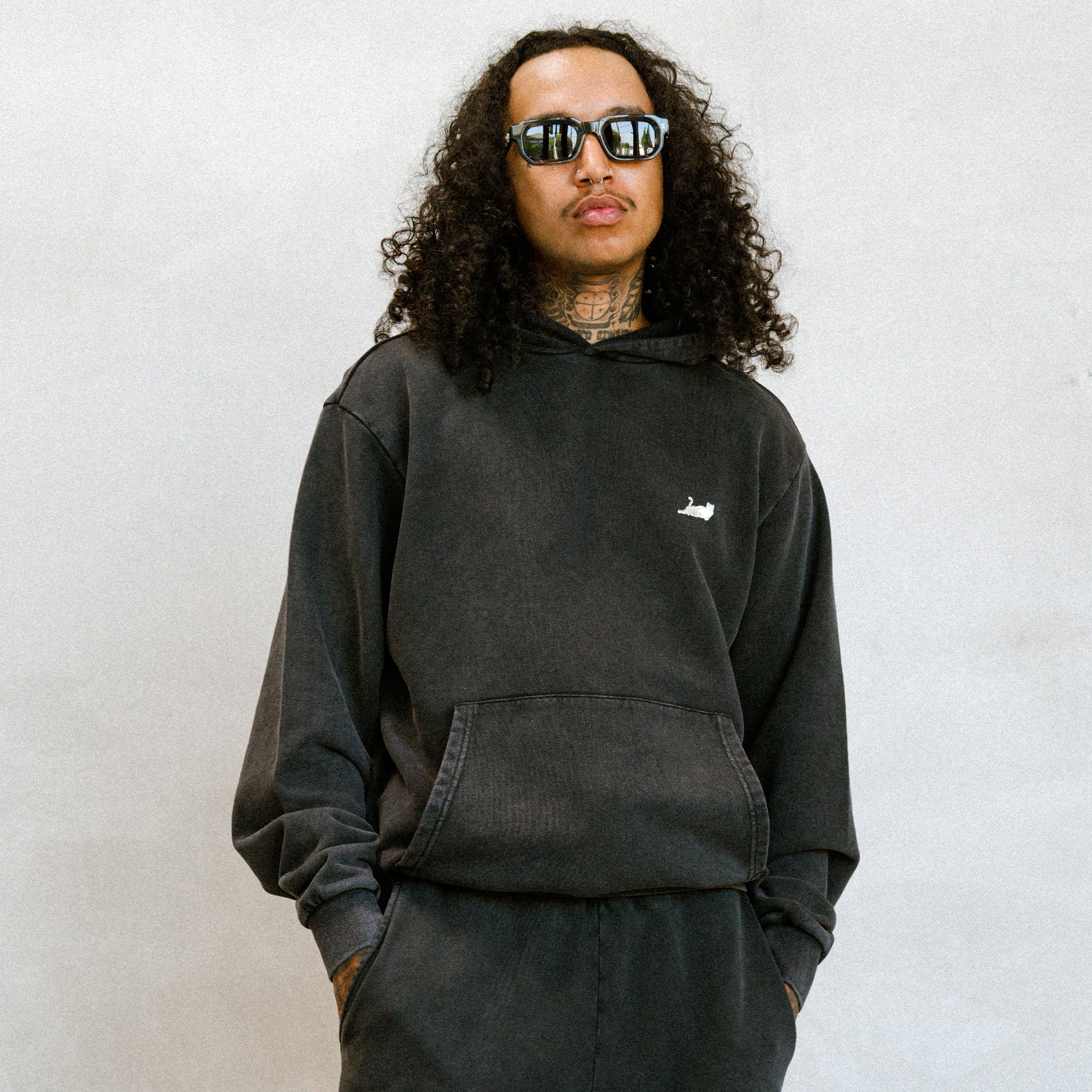RIPNDIP Castanza Hoodie (Black Vintage Wash)