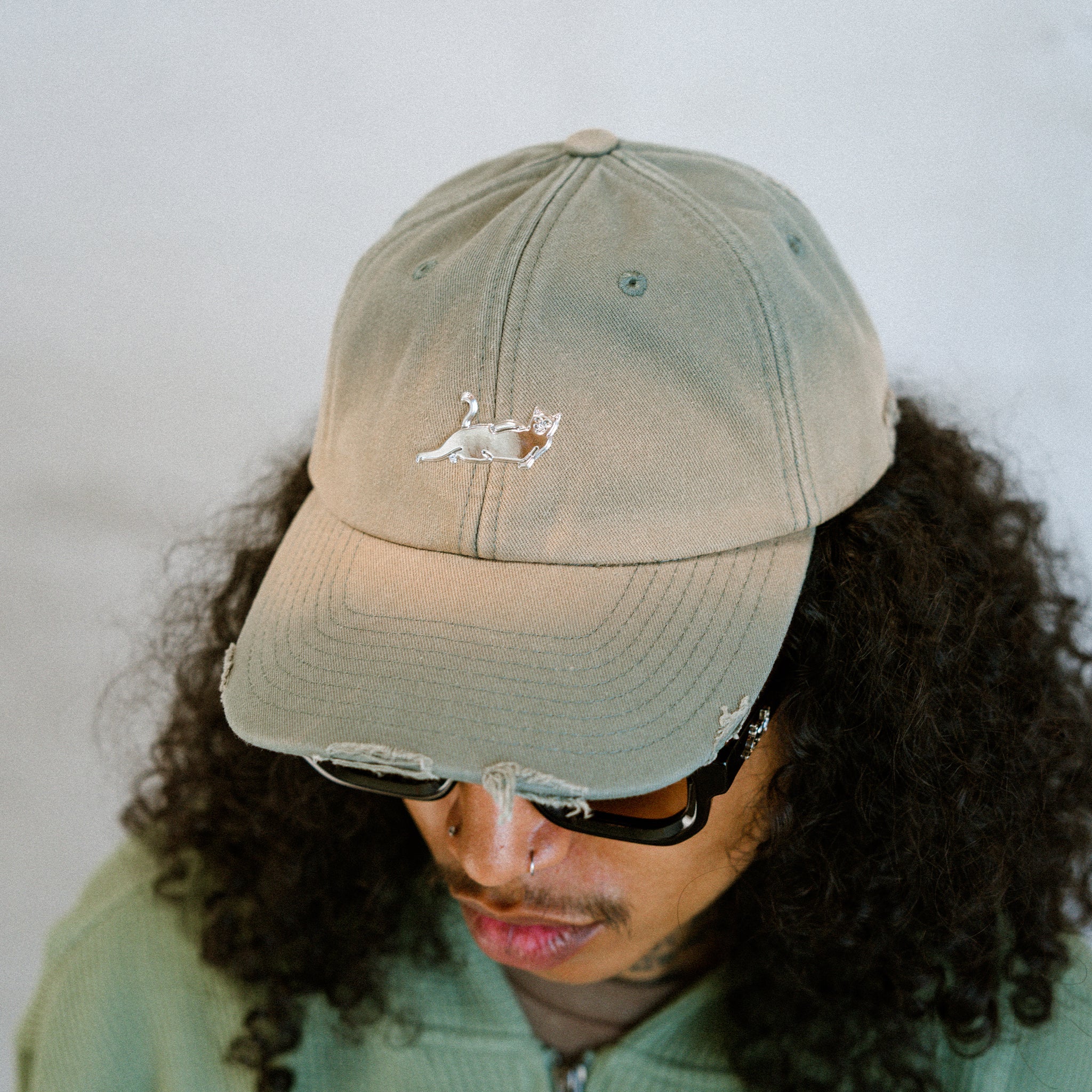 RIPNDIP Castanza Dad Hat (Sage Wash)