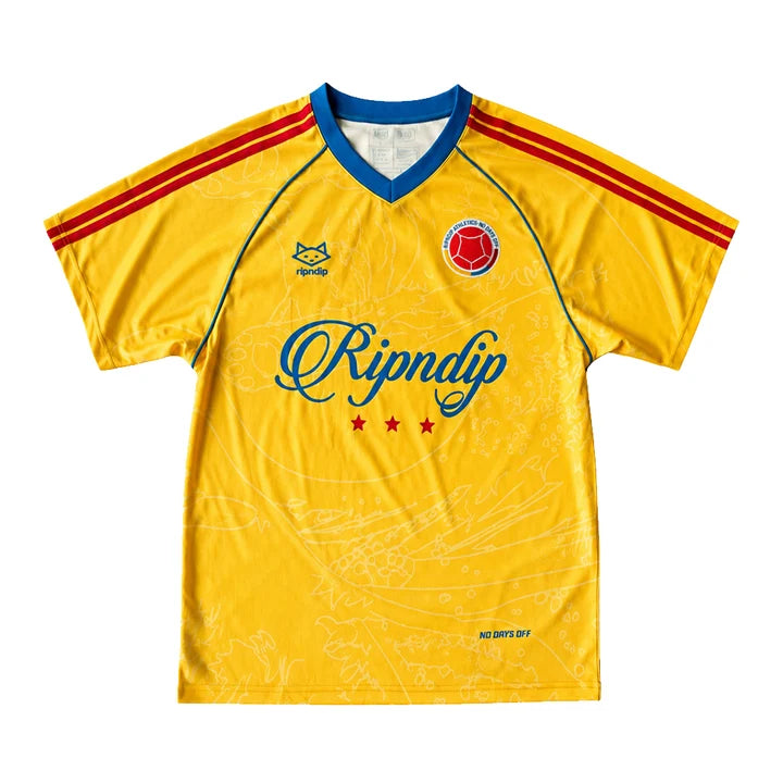 RND Cup Colombia Soccer Jersey (Gold/Red)