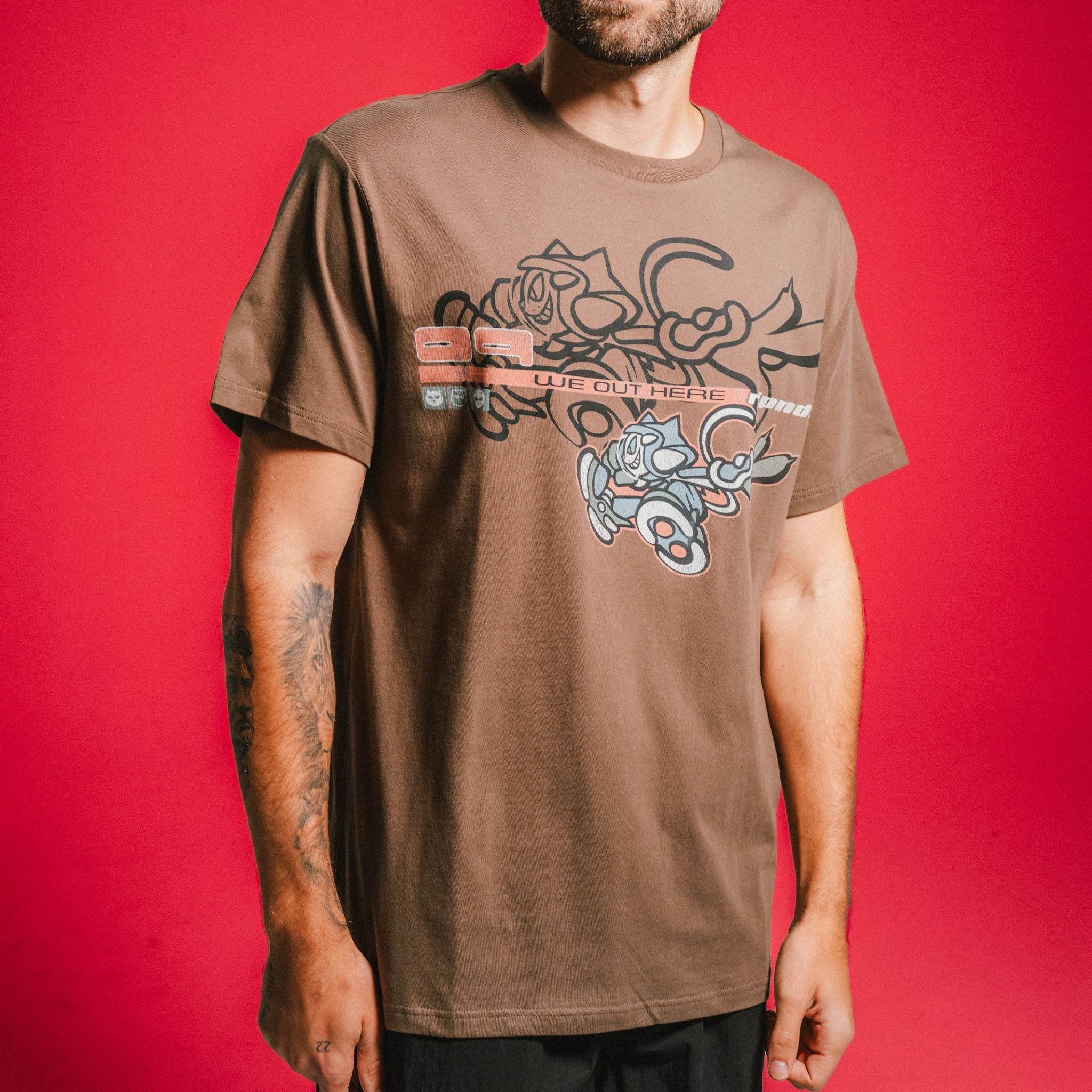 Cyclone Tee (Dusty Brown)