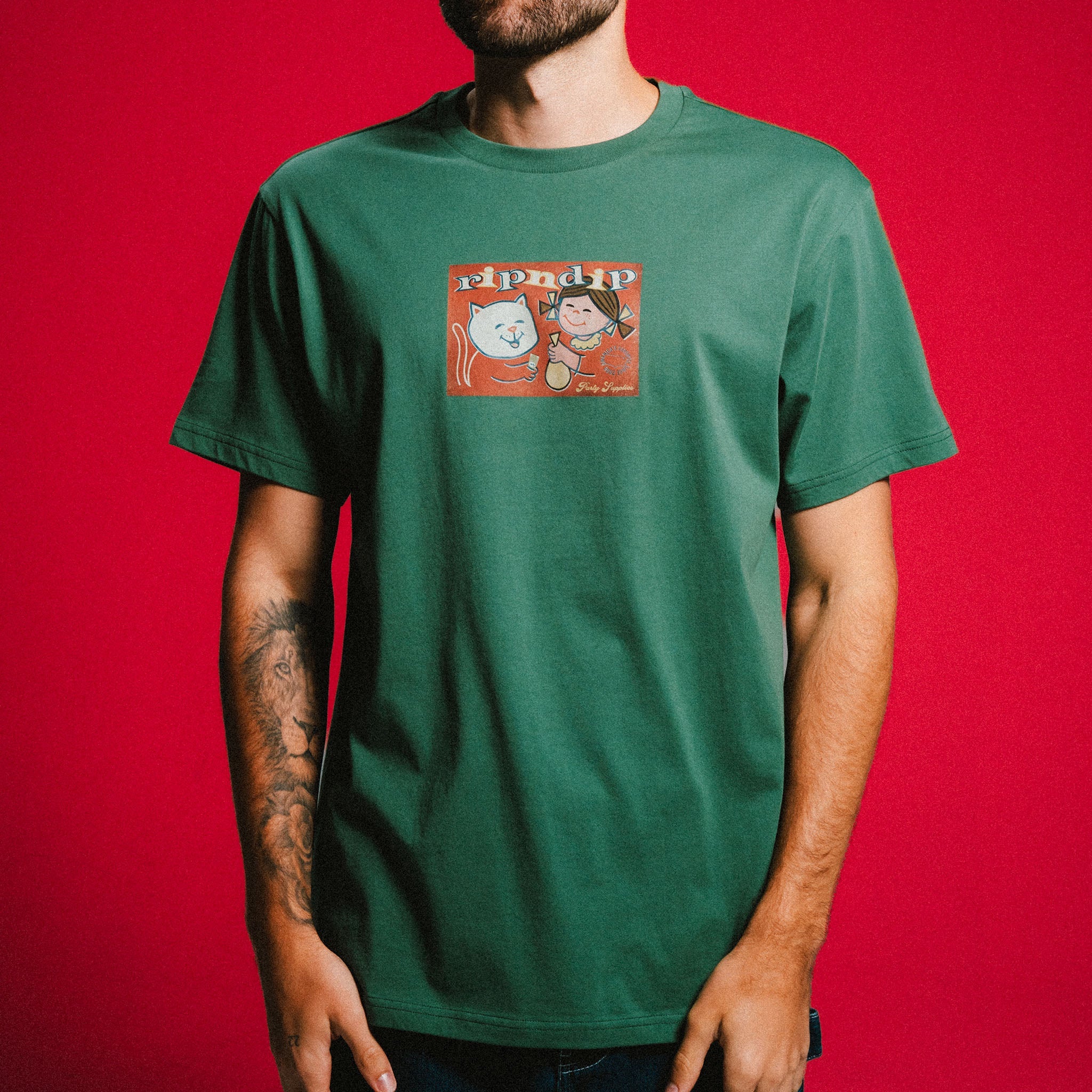 Party Supplies Tee (Olive)
