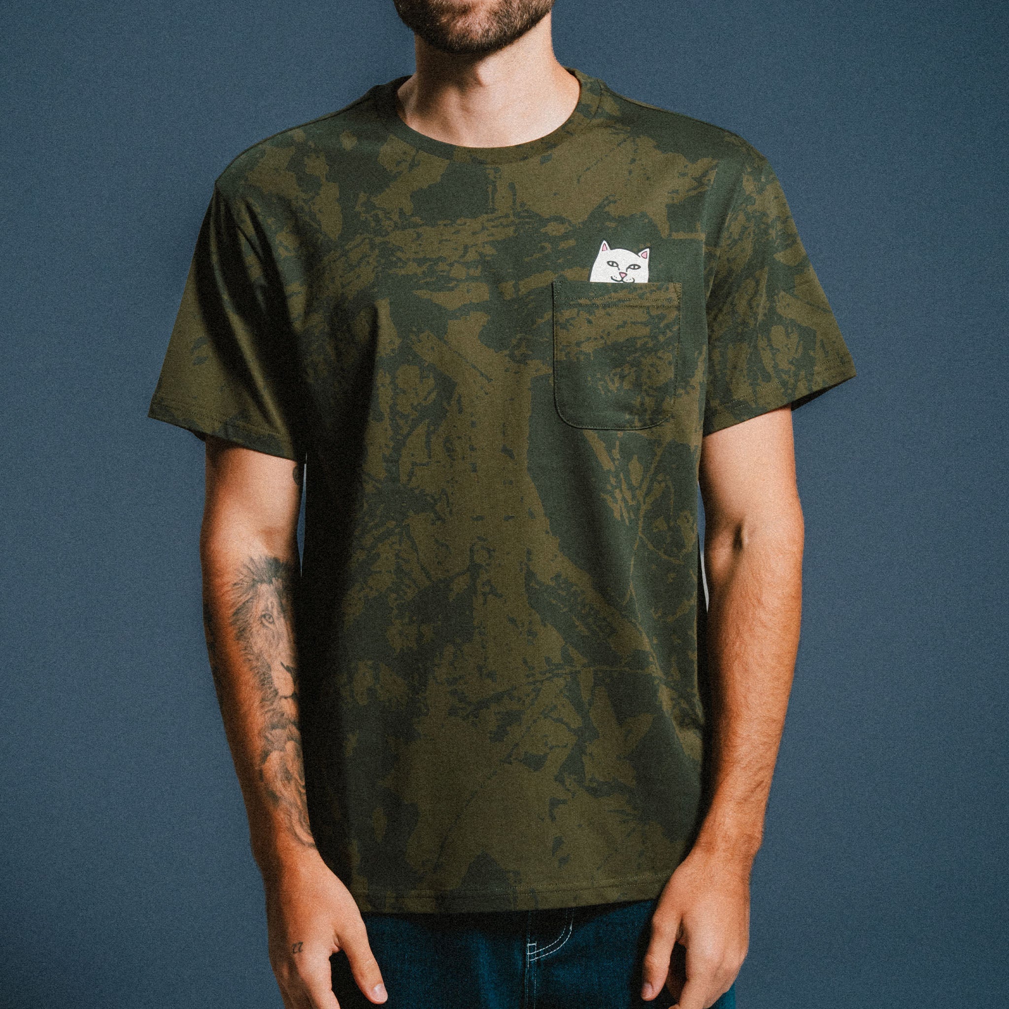 Lord Nermal Pocket Tee (Forest Camo)