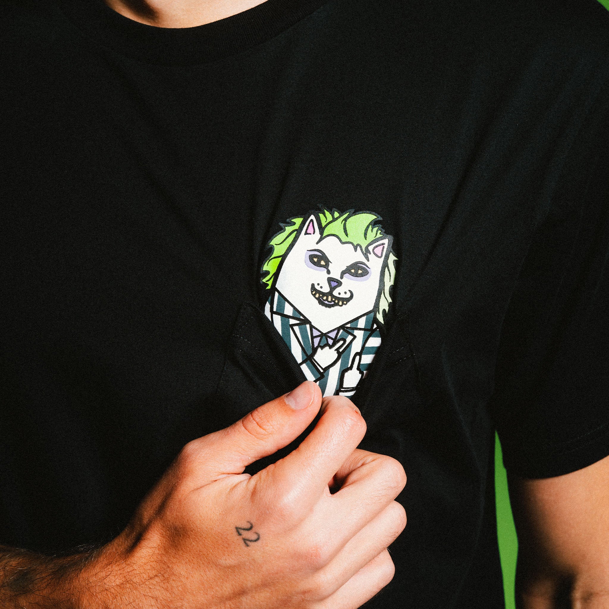 Bug Drank Nerm Pocket Tee (Black)