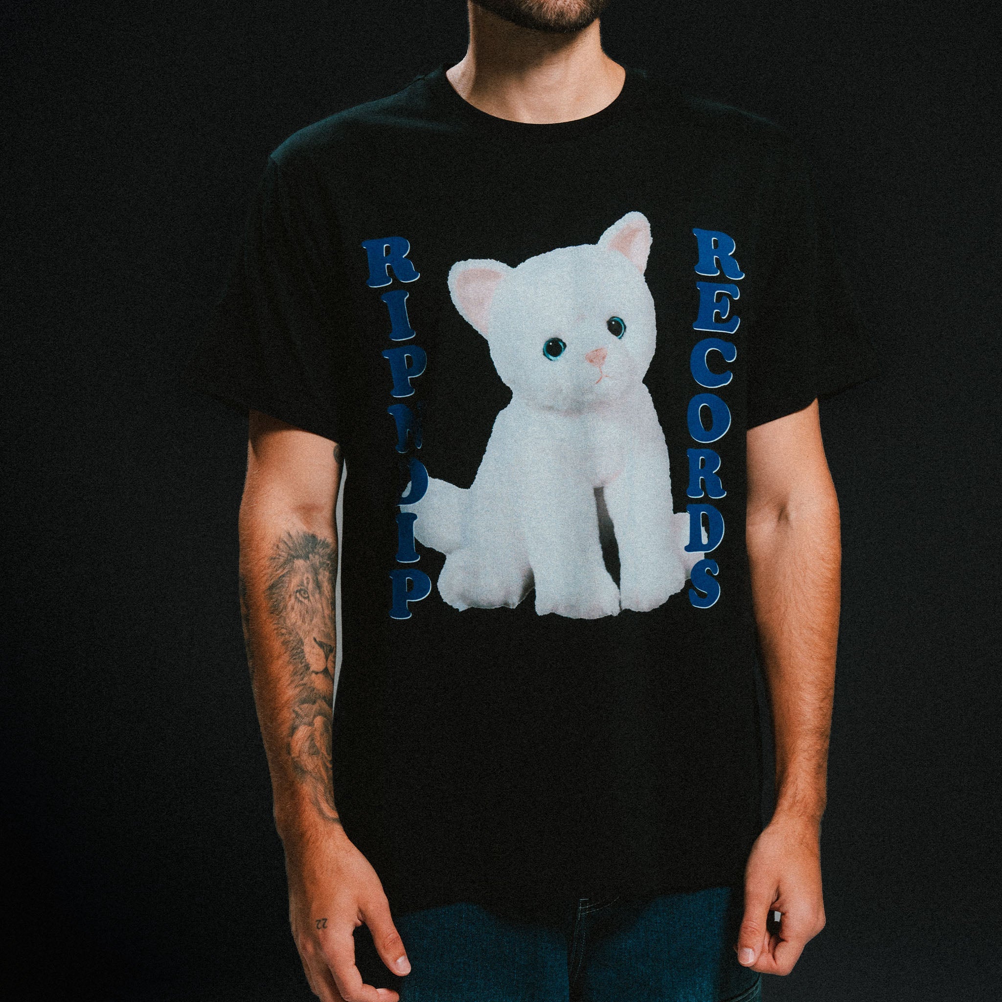 Plush Records Tee (Black)
