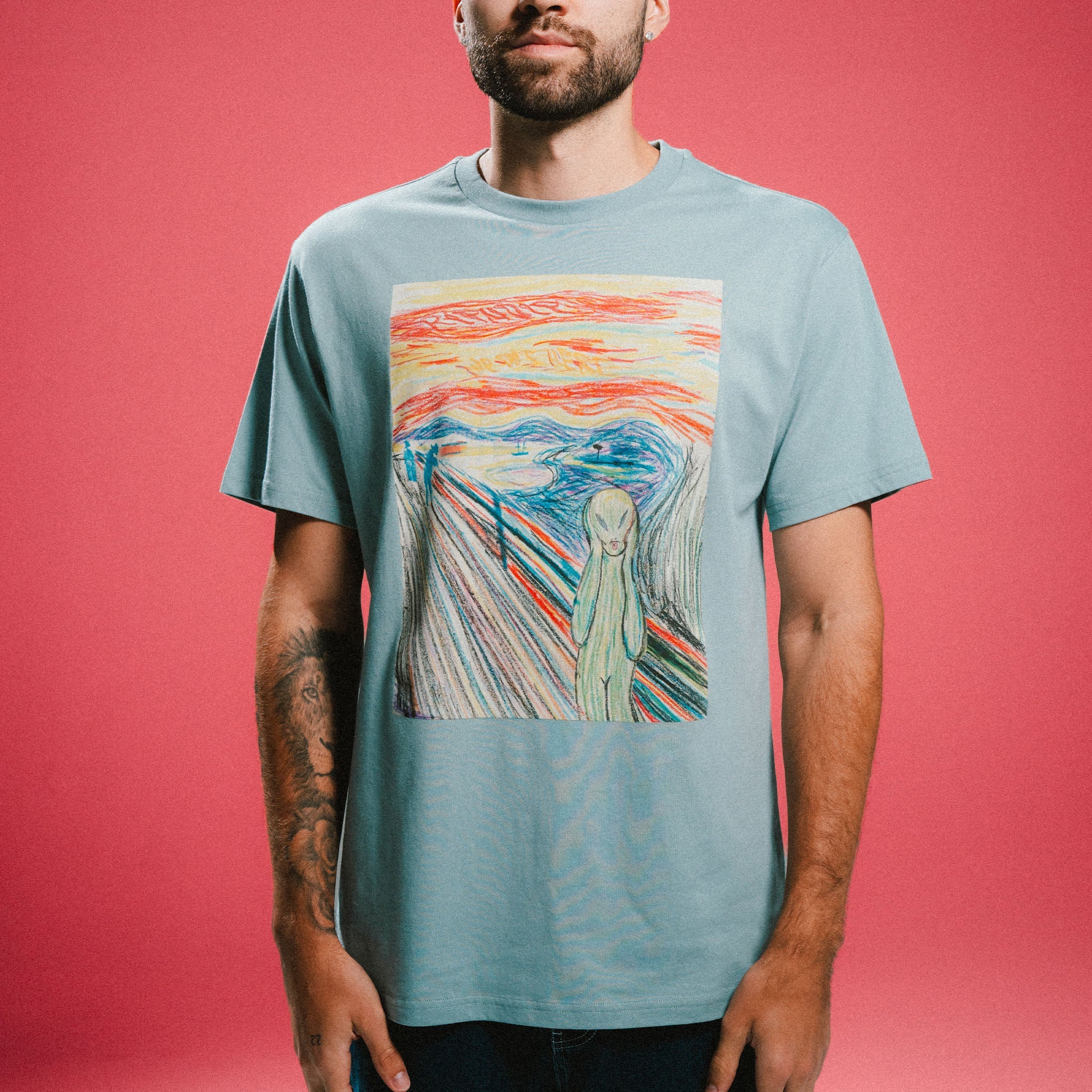 Oslo Tee (Silver Blue)
