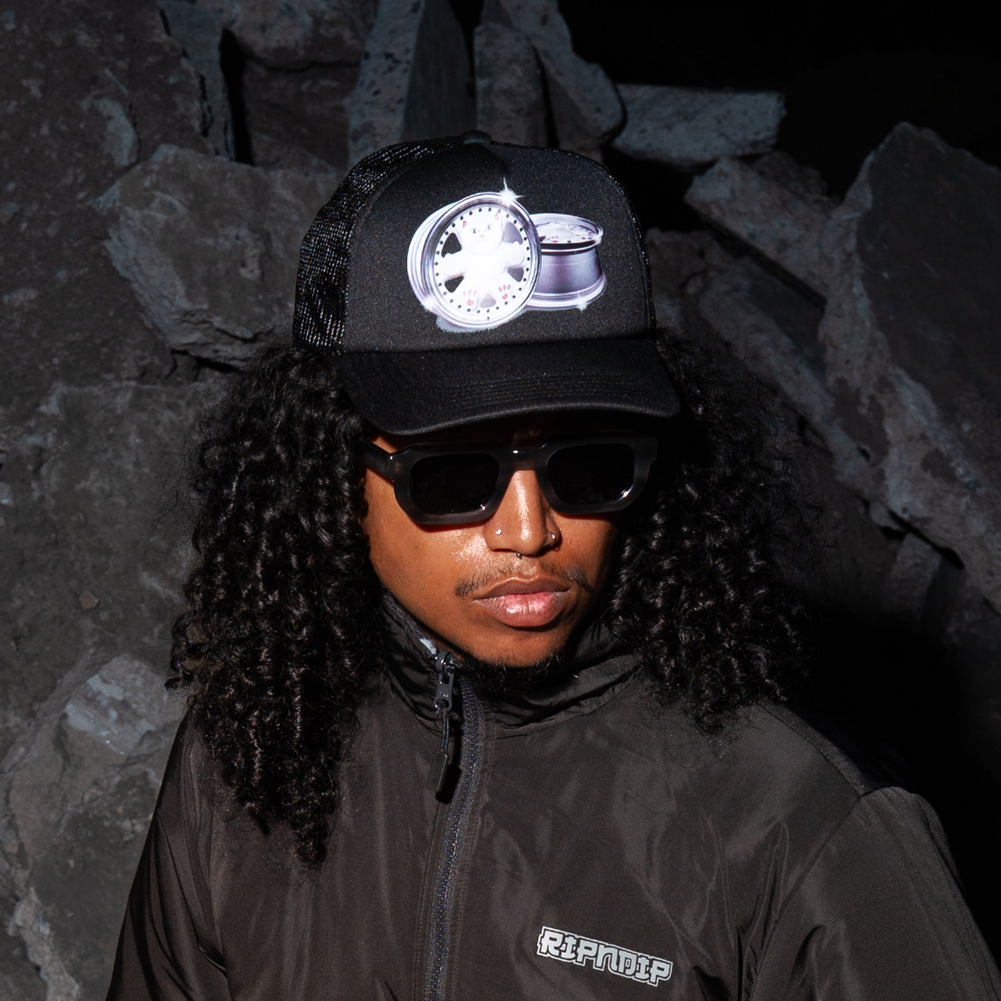 RIPNDIP Nerm Wheels Trucker Hat (Black)