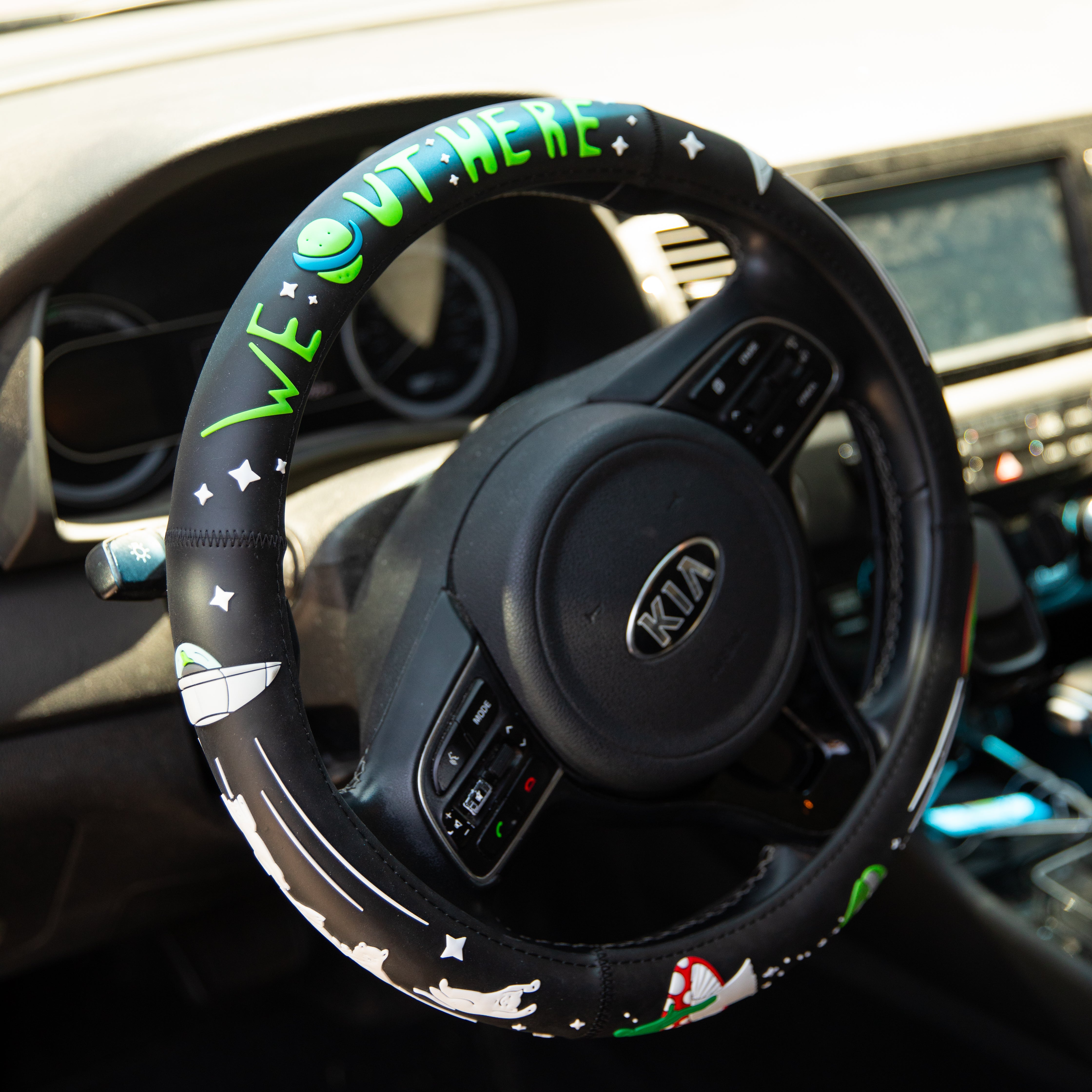 RIPNDIP We Out Here Steering Wheel Cover (Black)