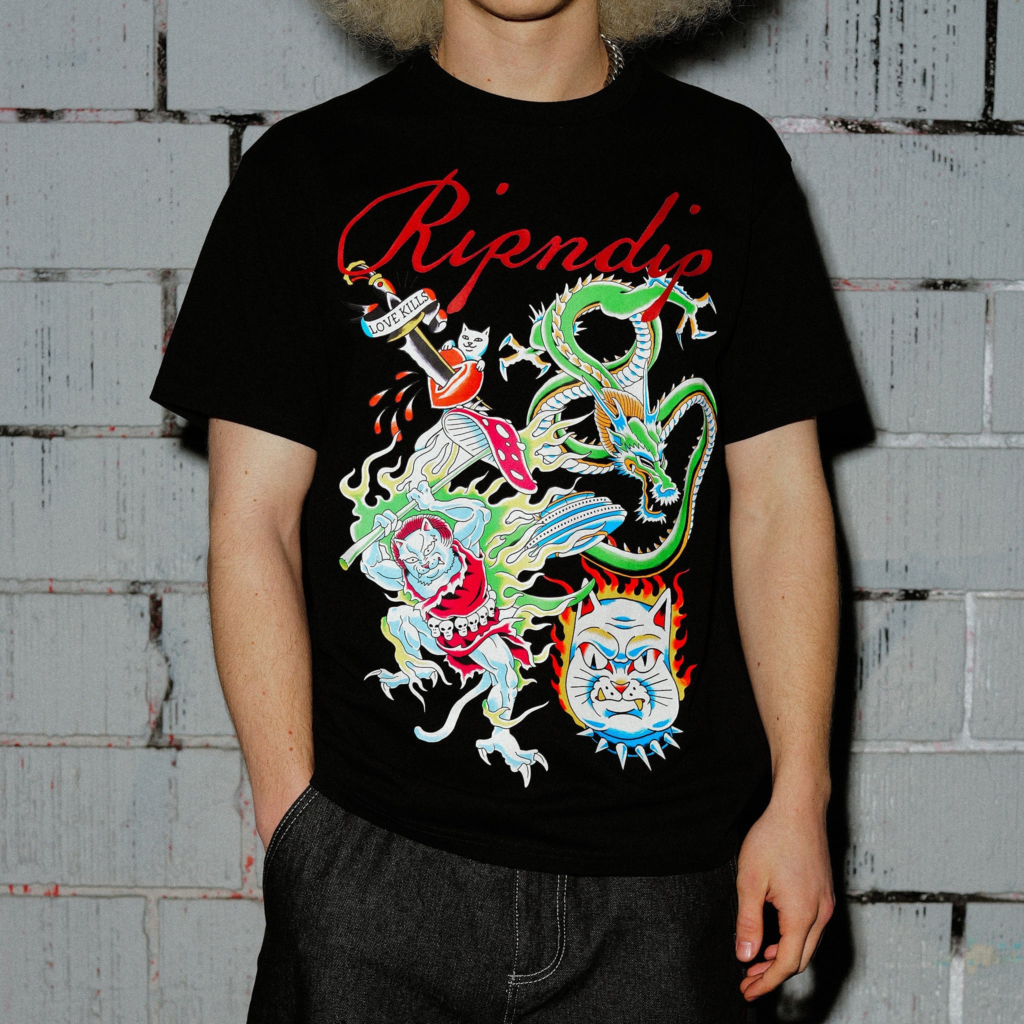 RIPNDIP InkEd Tee (Black)