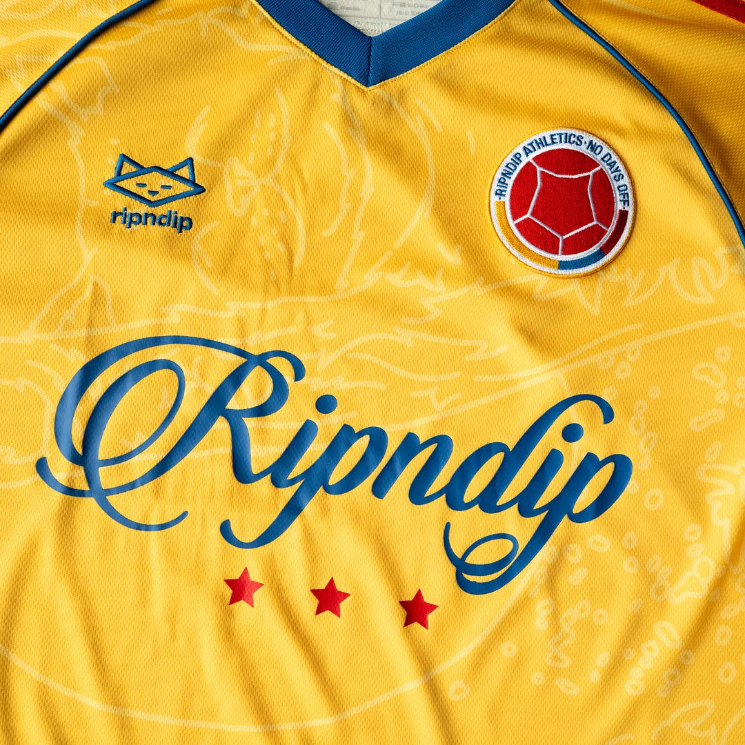 RND Cup Colombia Soccer Jersey (Gold/Red)