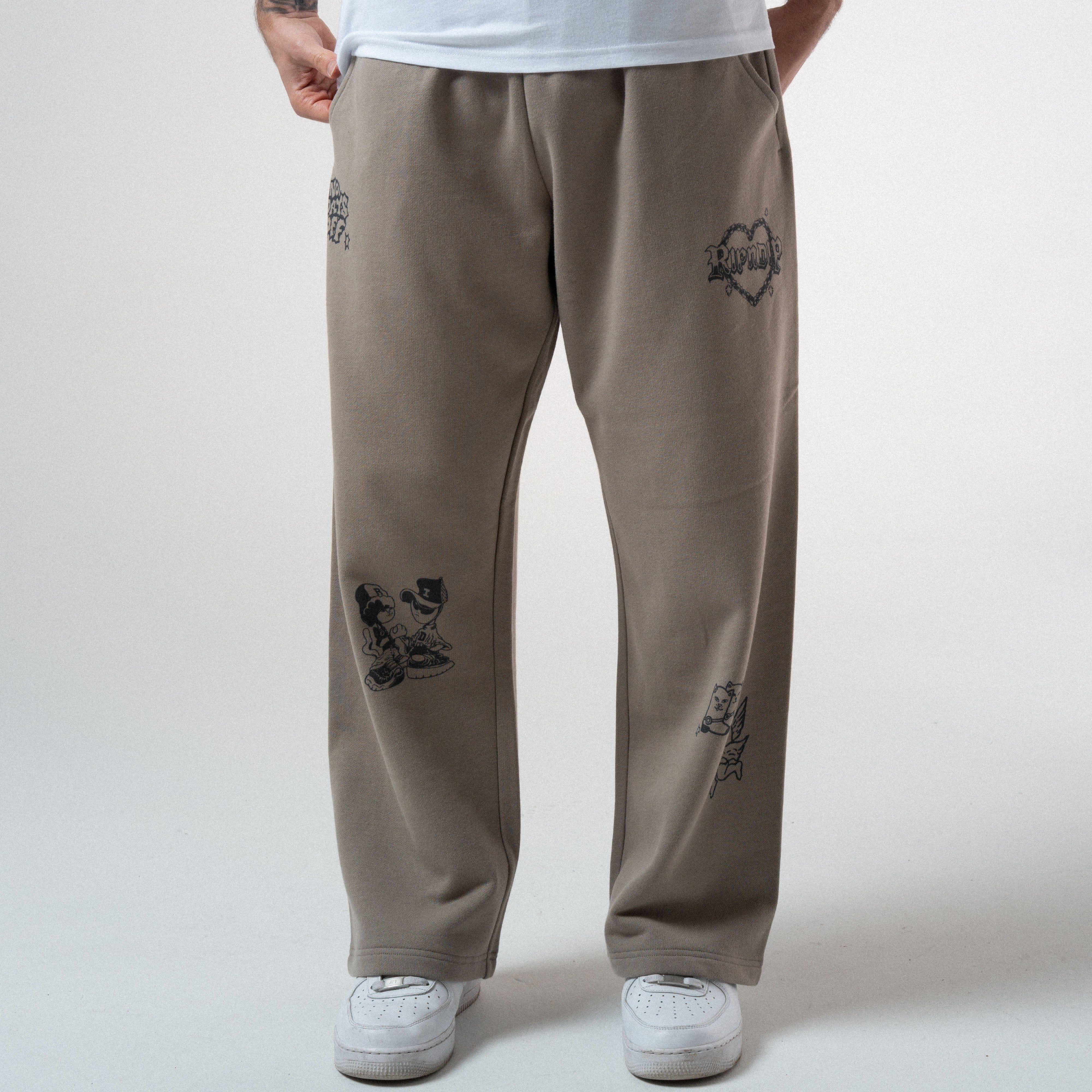 Westside Straight Leg Sweatpants (Dark Sand)