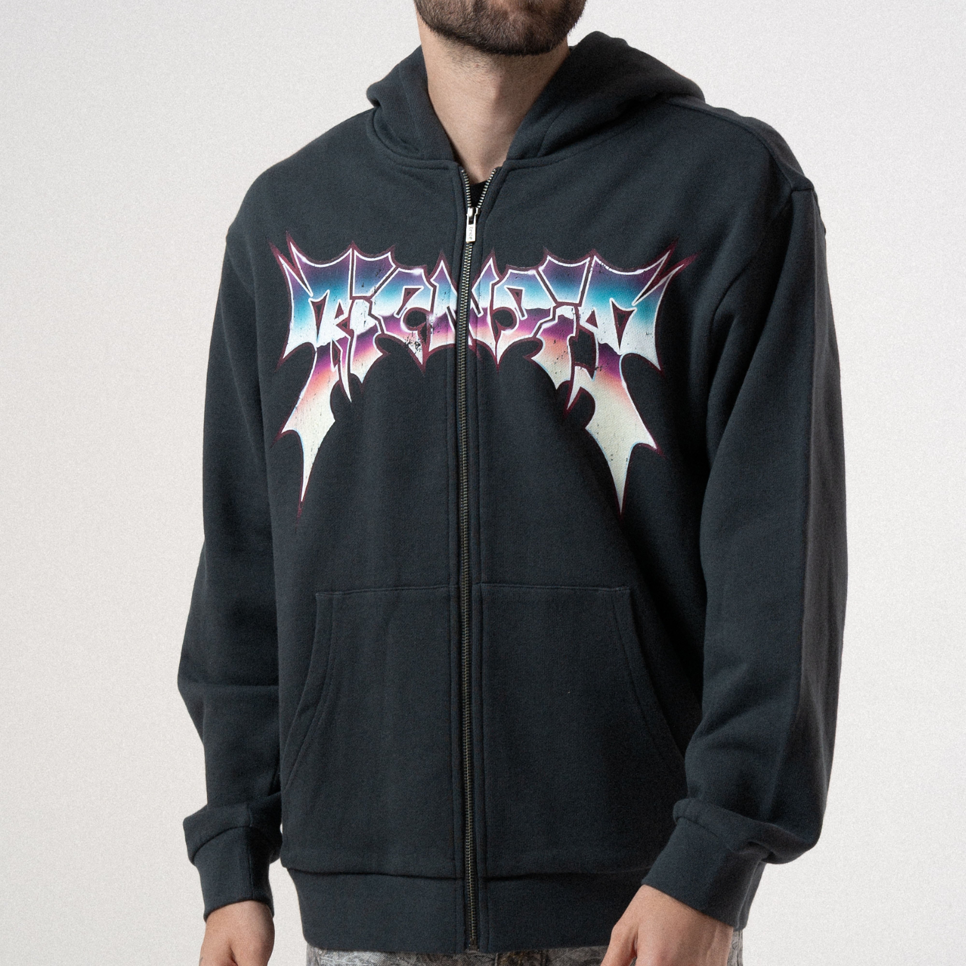 Noid Zip Hoodie (Dark Charcoal)