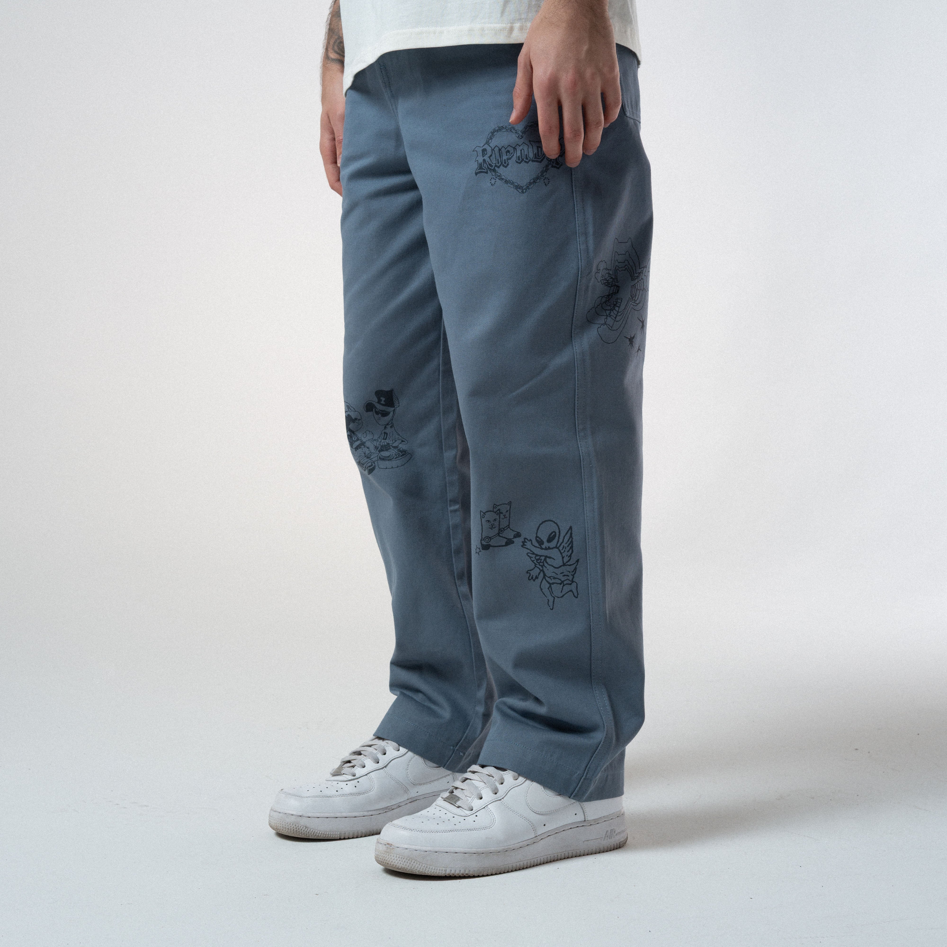 Westside Wide Fit Pants (Slate)