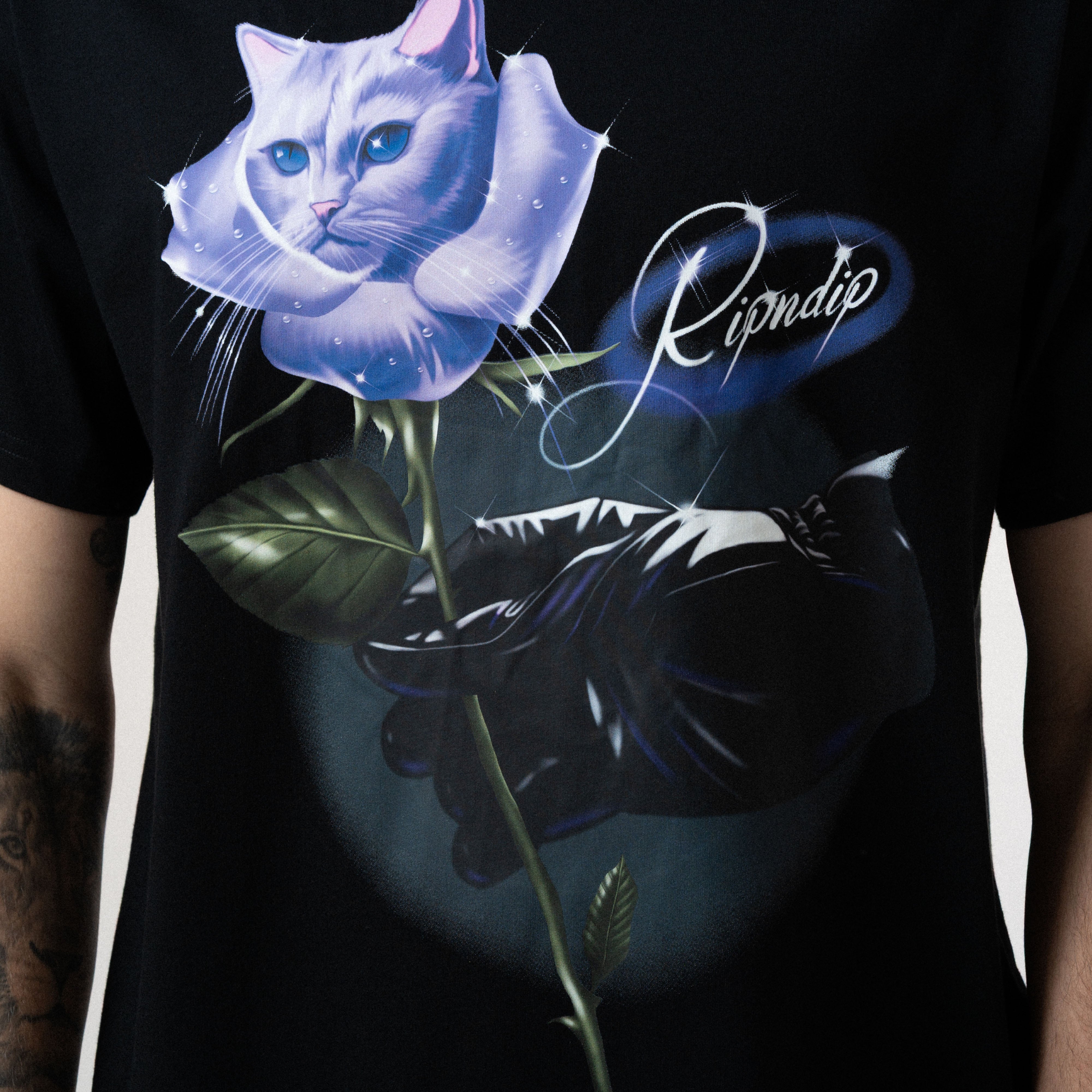 Rose Tee (Black)