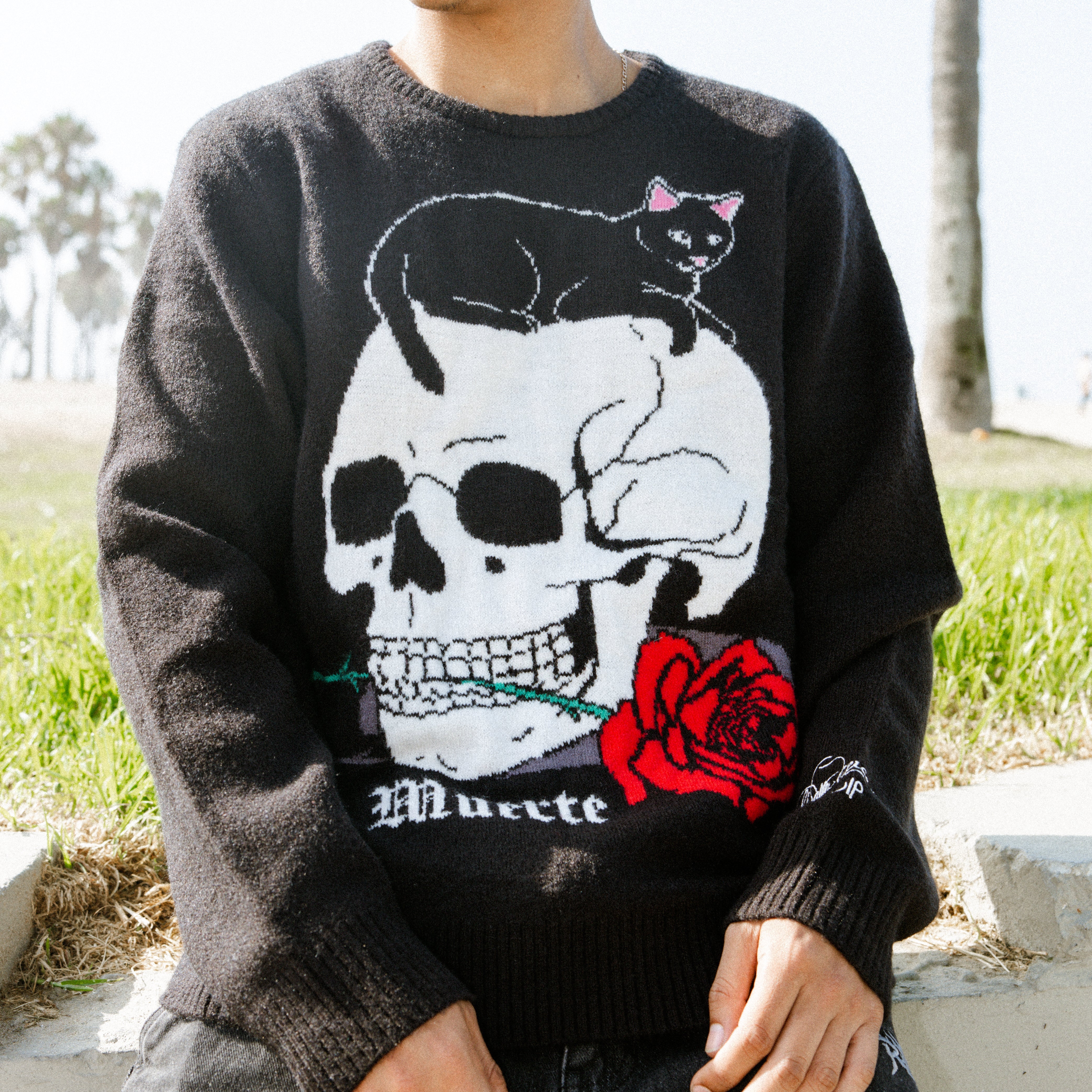 RIPNDIP Muerte Knit Sweater (Black)