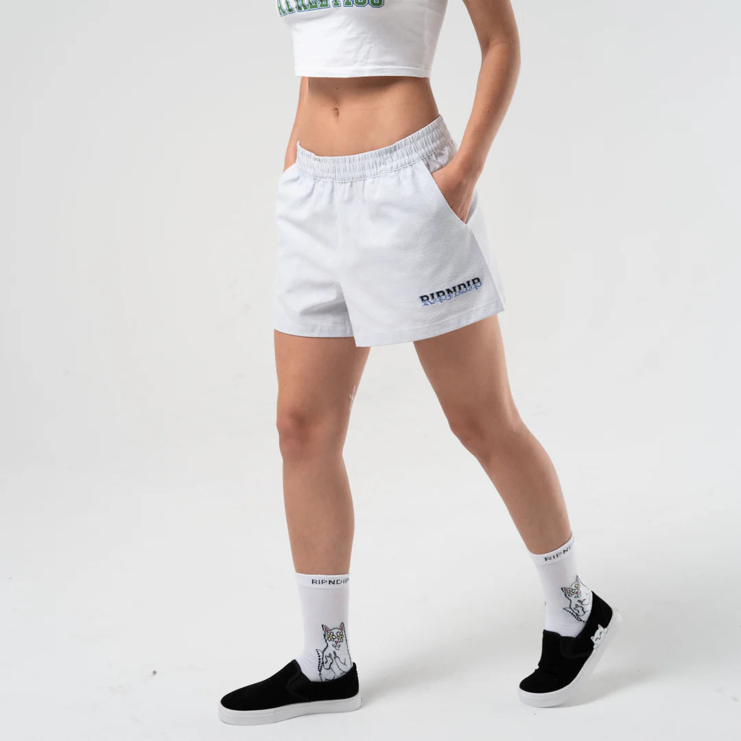 Rich Spirit Linen Shorts (Light Blue)