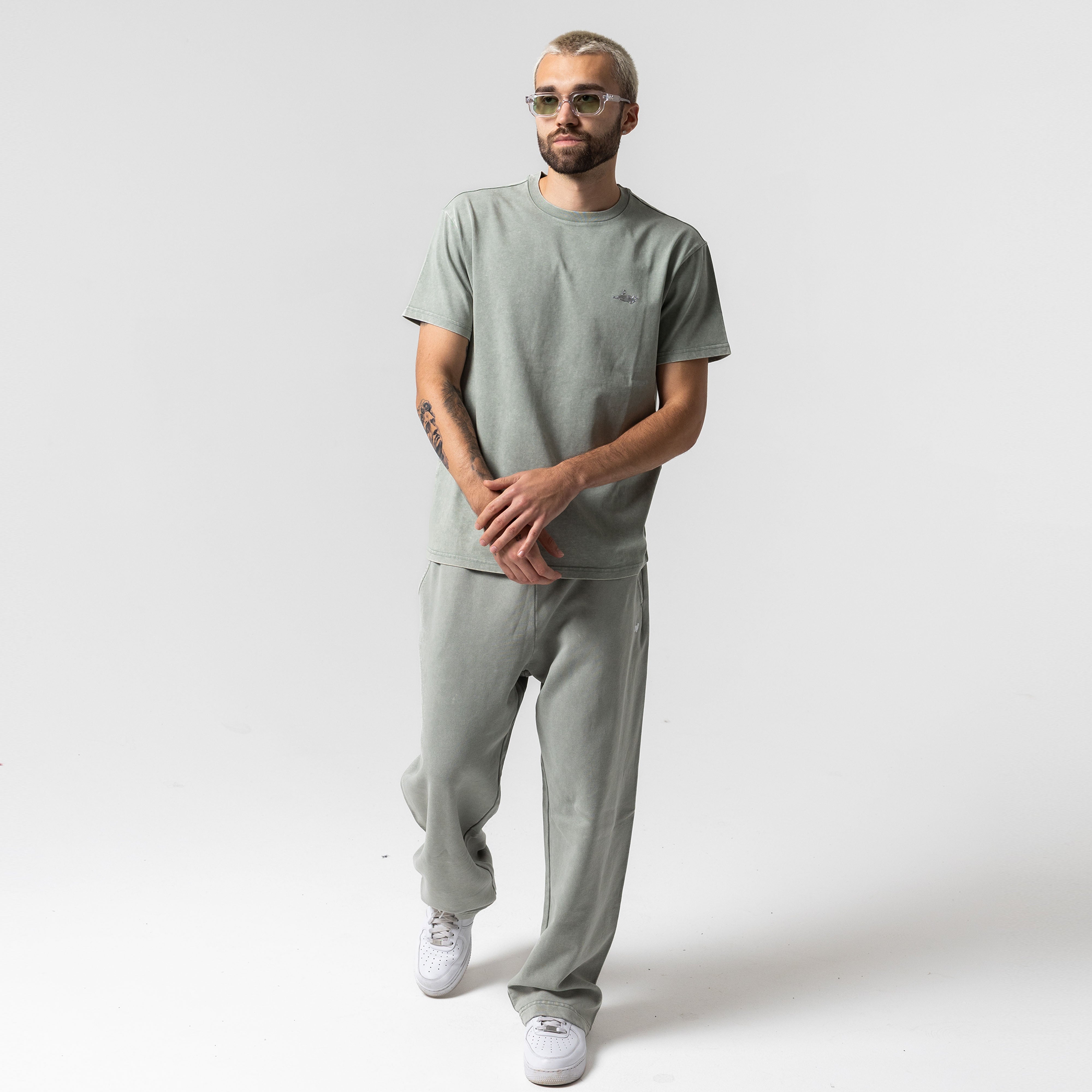 RIPNDIP Castanza Straight Leg Sweatpants (Sage Vintage Wash)