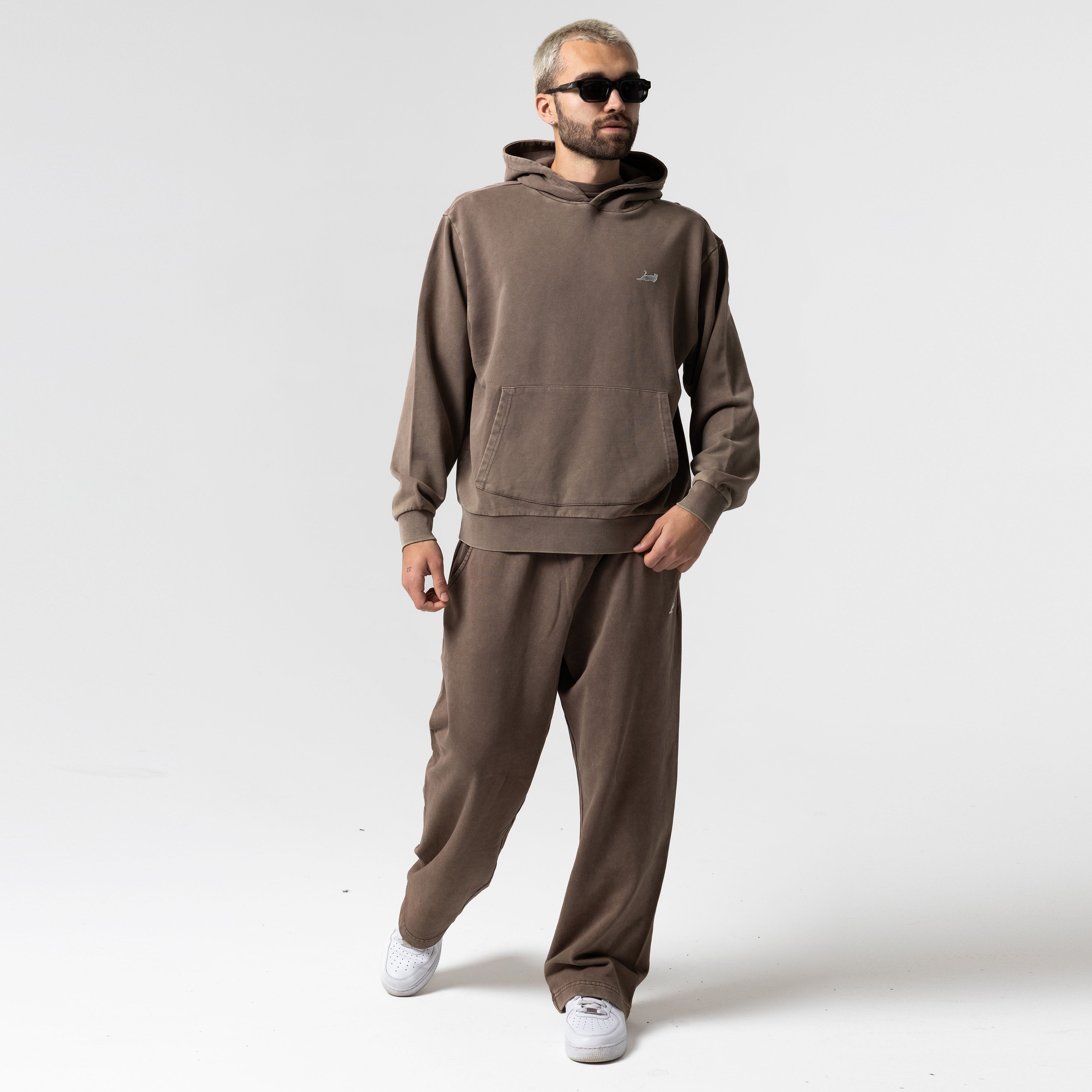 RIPNDIP Castanza Hoodie (Brown Vintage Wash)