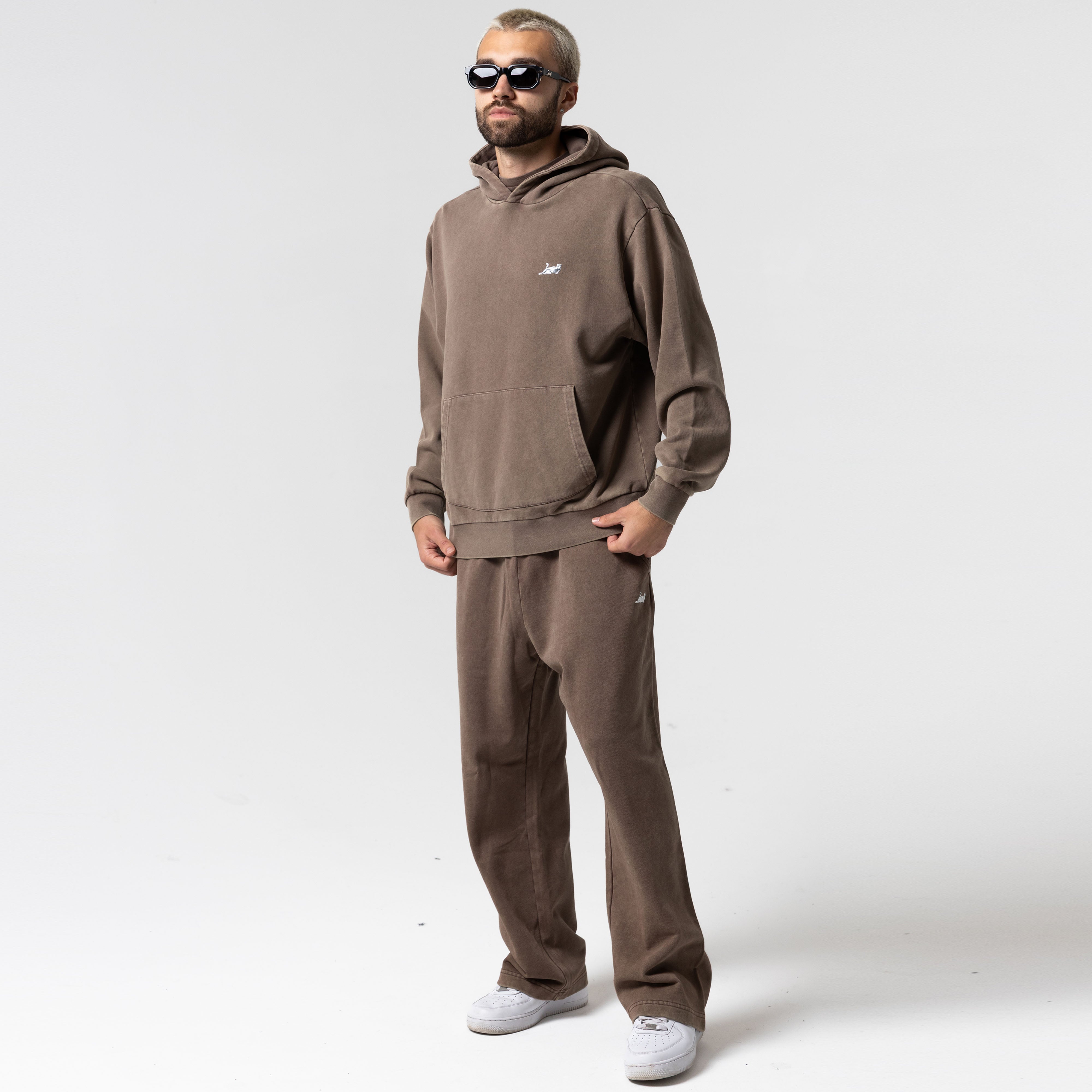 RIPNDIP Castanza Hoodie (Brown Vintage Wash)