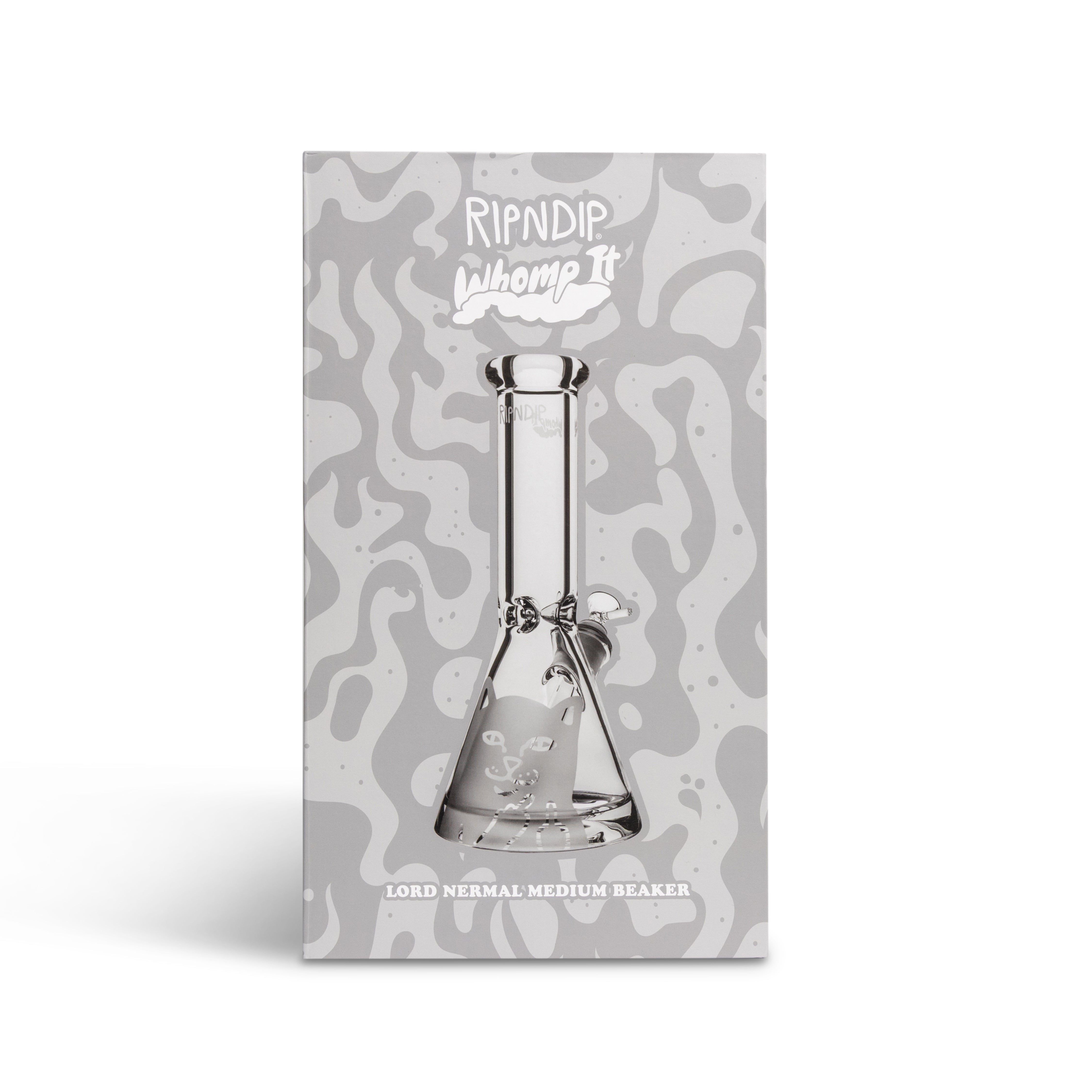 RIPNDIP Whomp It x Ripndip Lord Nermal Medium Beaker (Clear)
