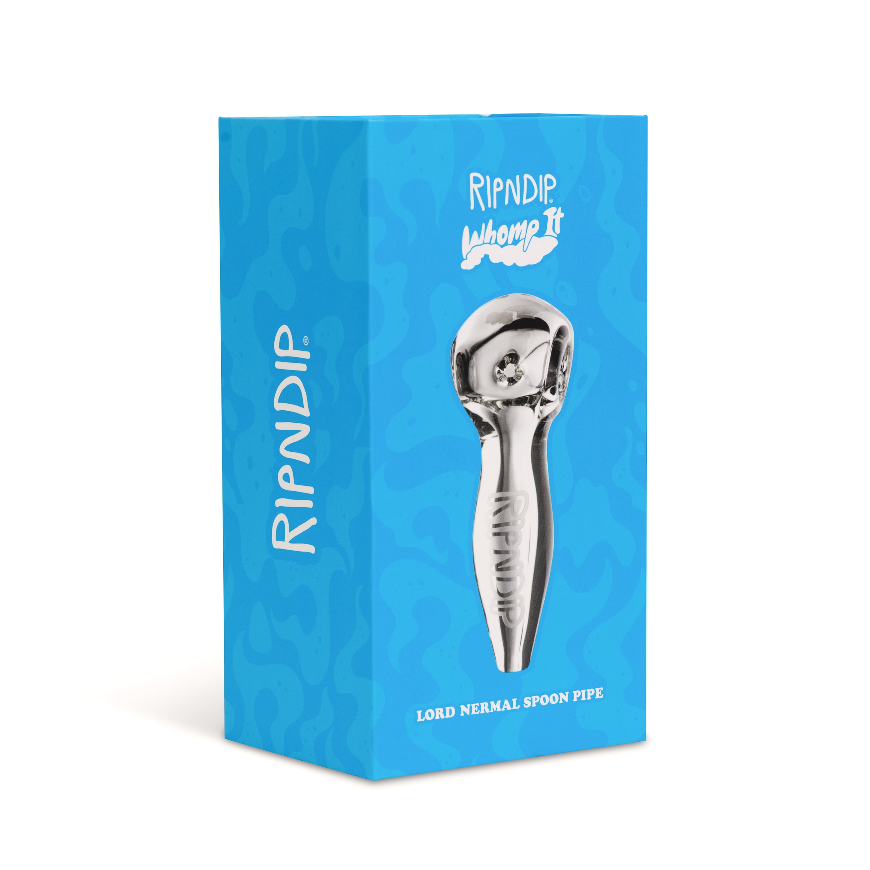 RIPNDIP Whomp It x Ripndip Lord Nermal Spoon Pipe (Clear)