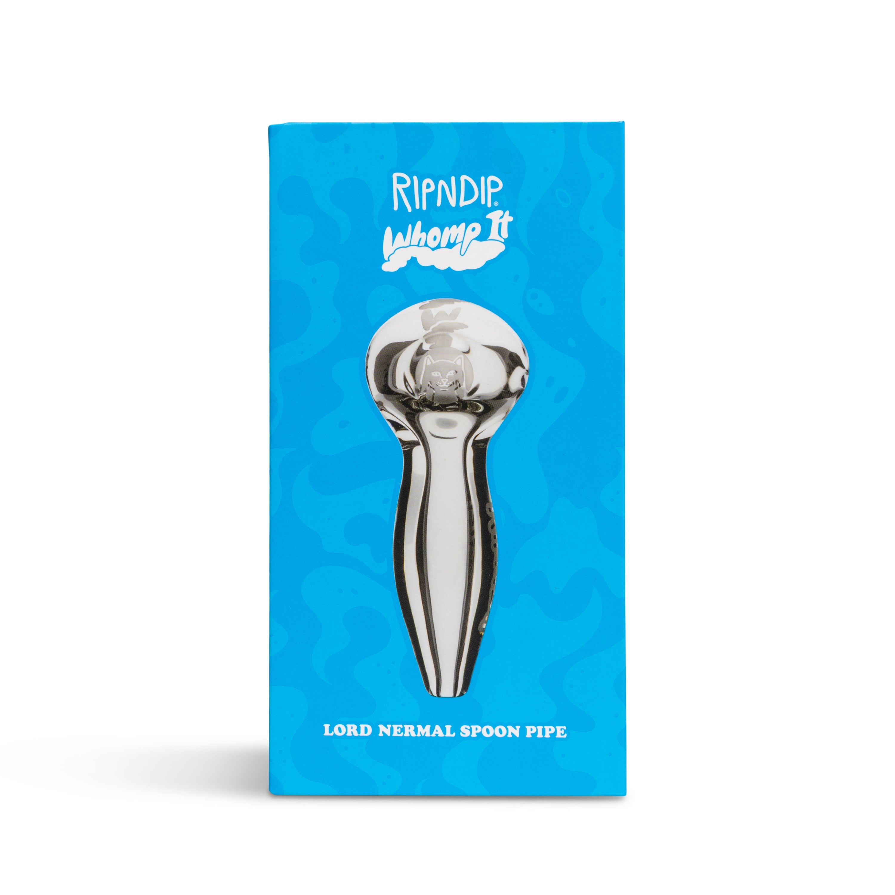 RIPNDIP Whomp It x Ripndip Lord Nermal Spoon Pipe (Clear)