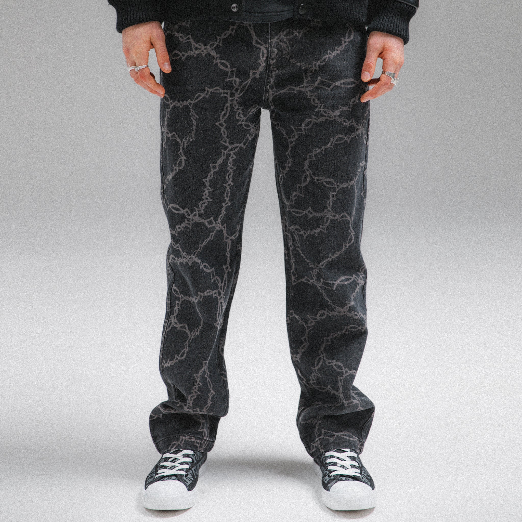 RIPNDIP Wired Denim Pants (Black)