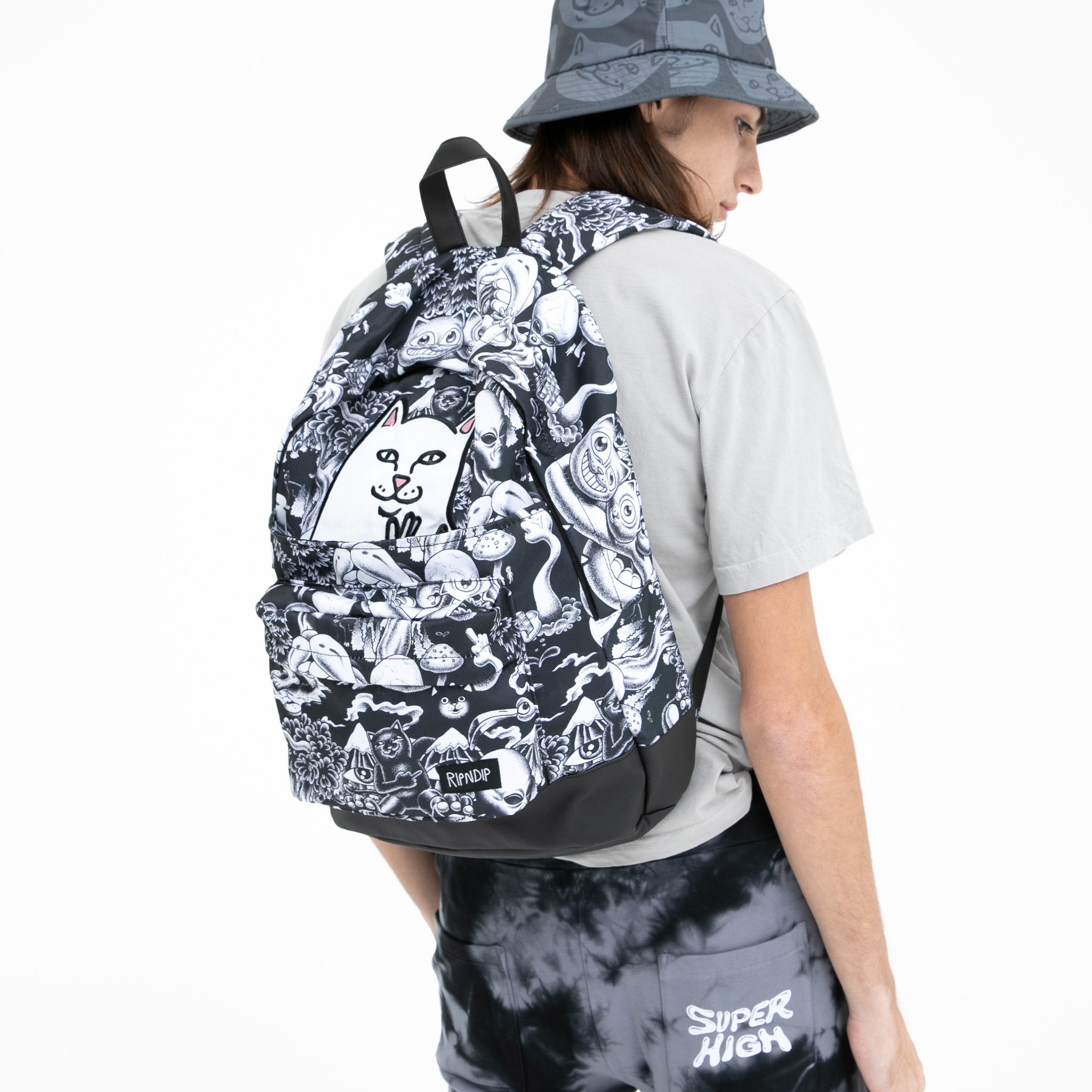 Dark Twisted Fantasy Backpack (Black/White)