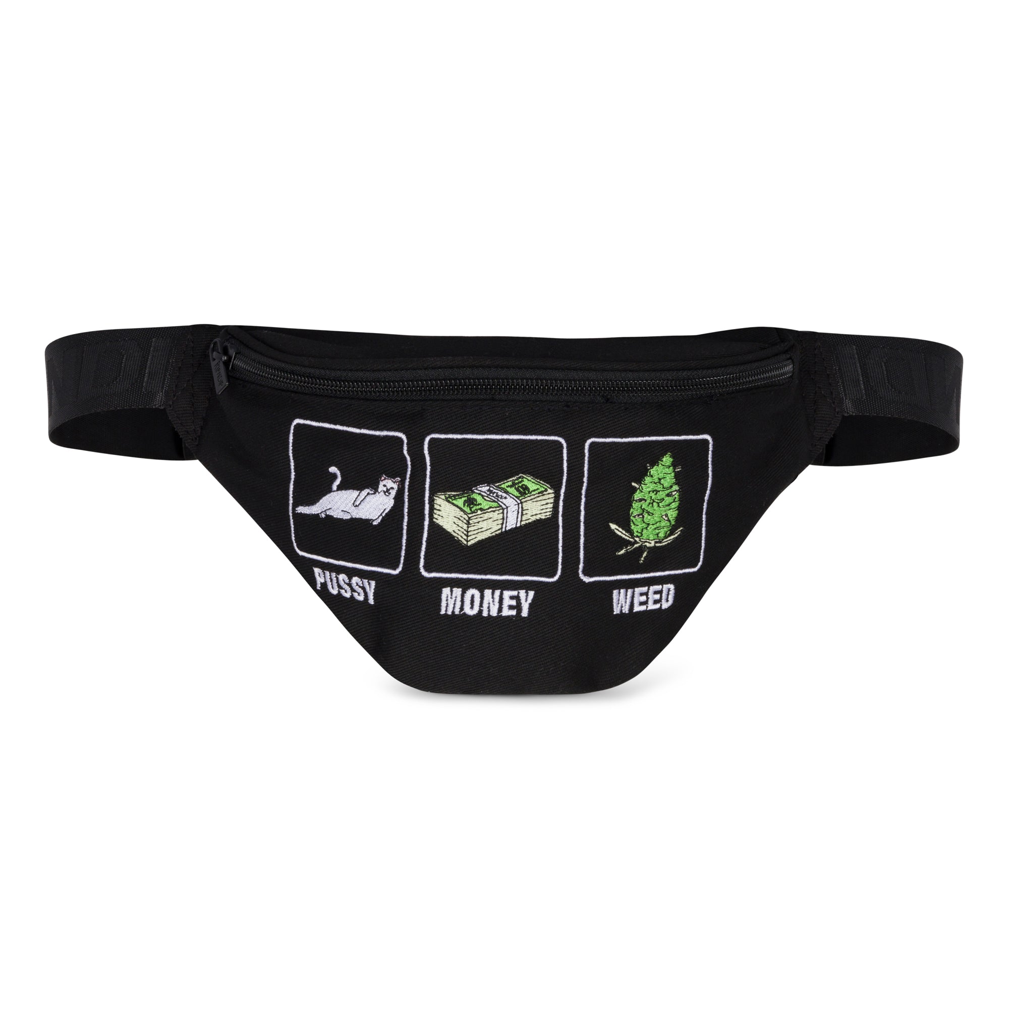 Pussy Money Weed Fanny Pack (Black)