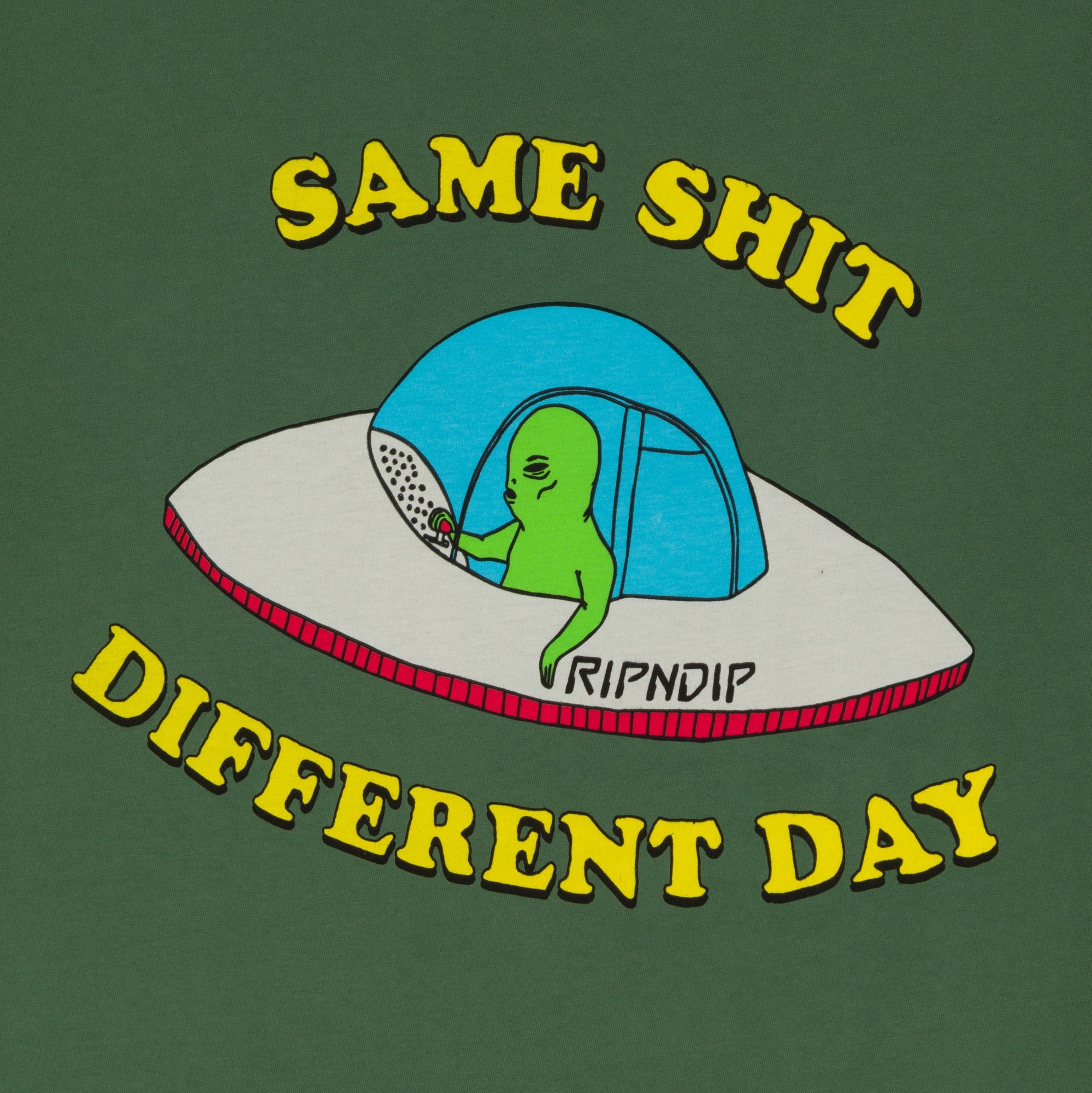 Same Shit Different Day Tee (Olive)