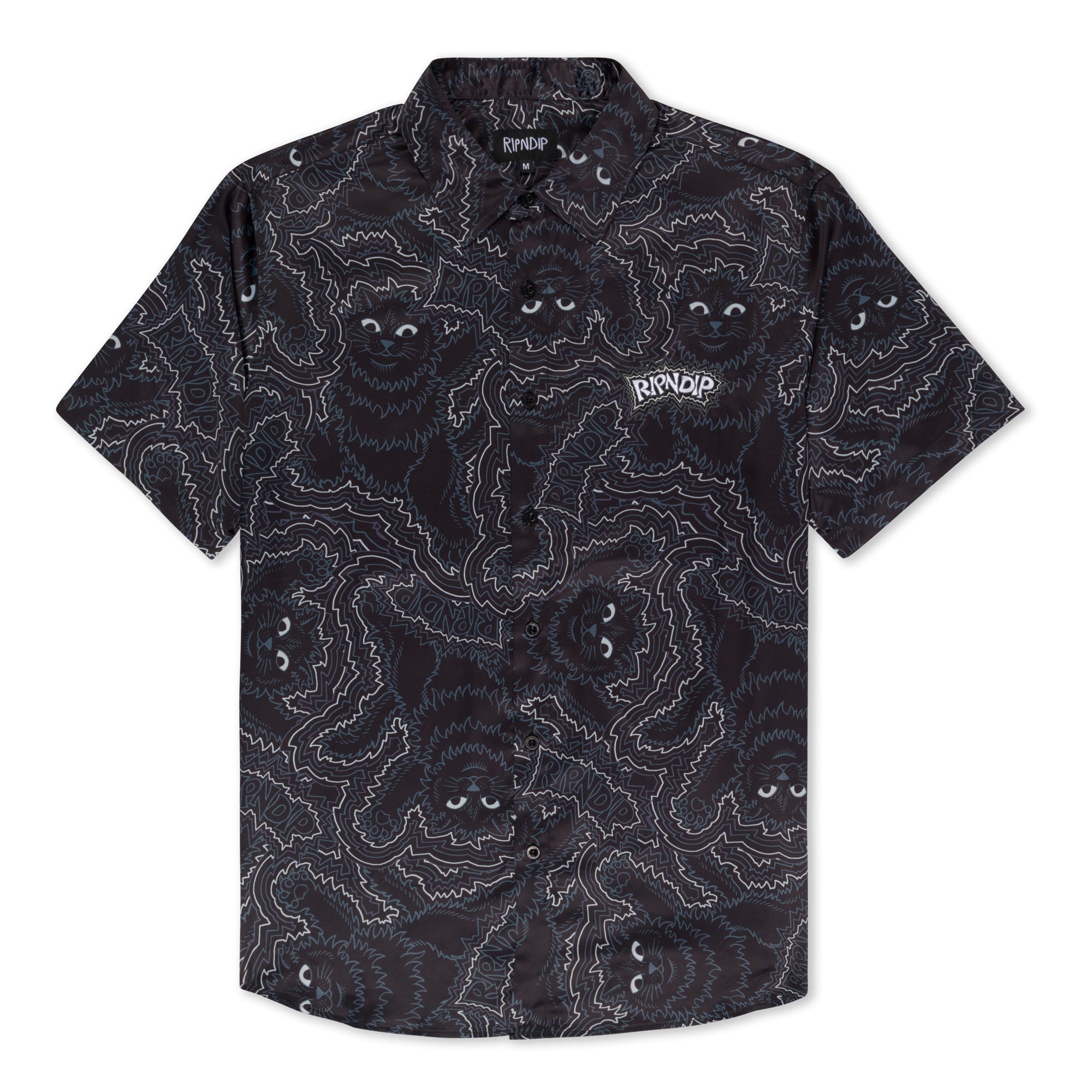 Big Pussy Energy Button Up (Black)