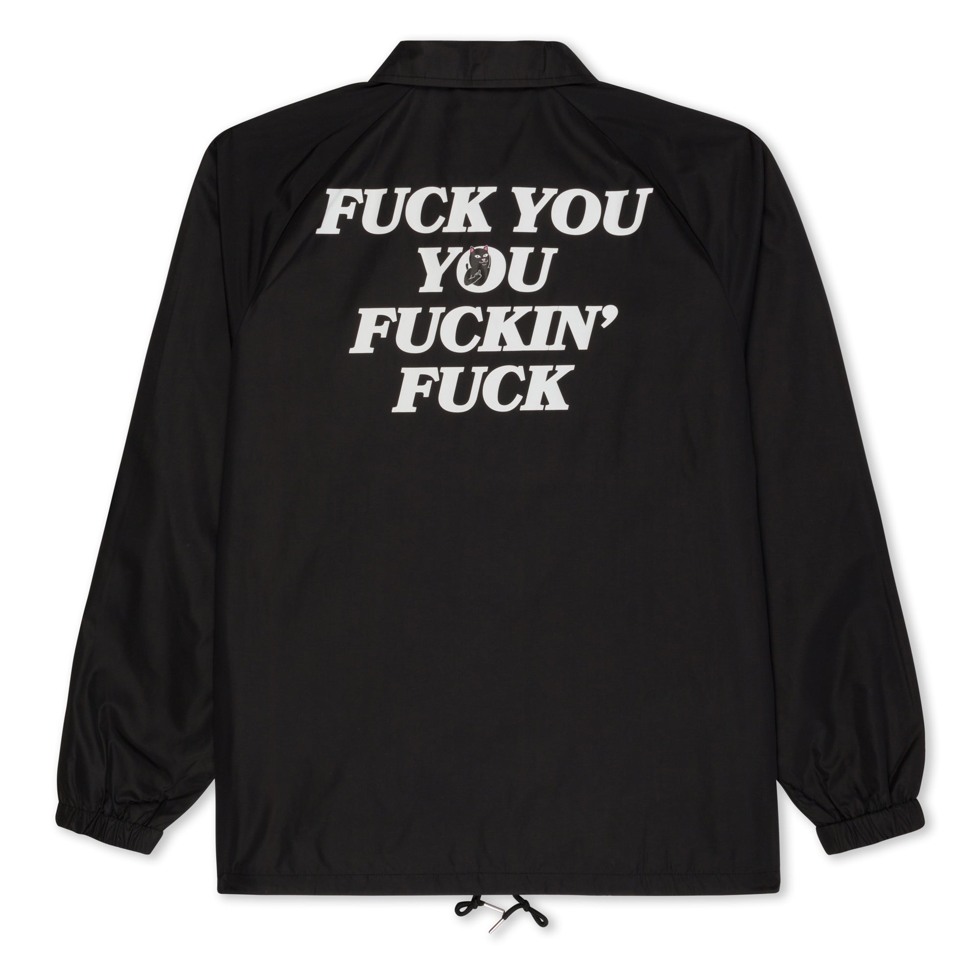 Fuckin Fuck Coaches Jacket (Black)