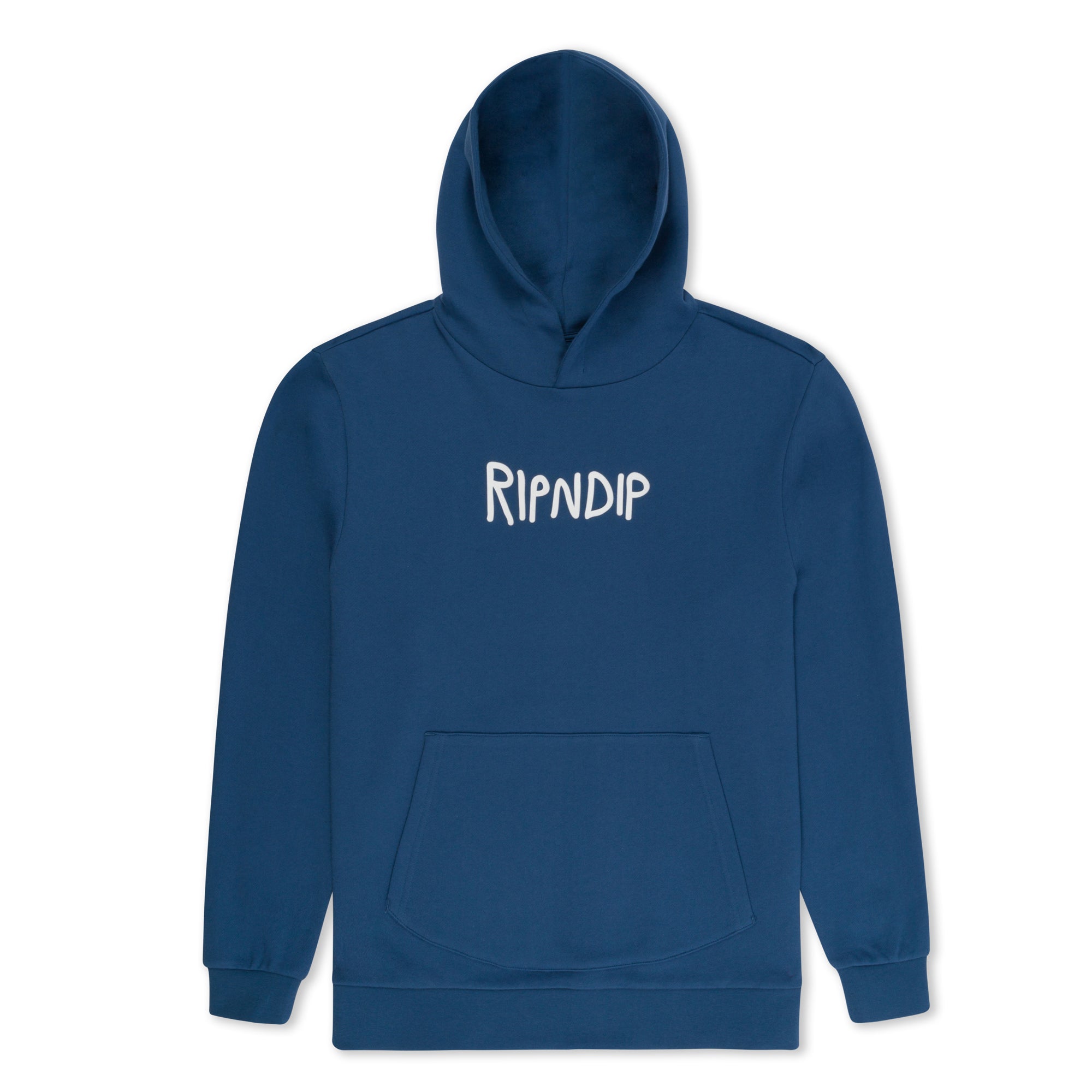Rubber Logo Hoodie (Pacific Blue)