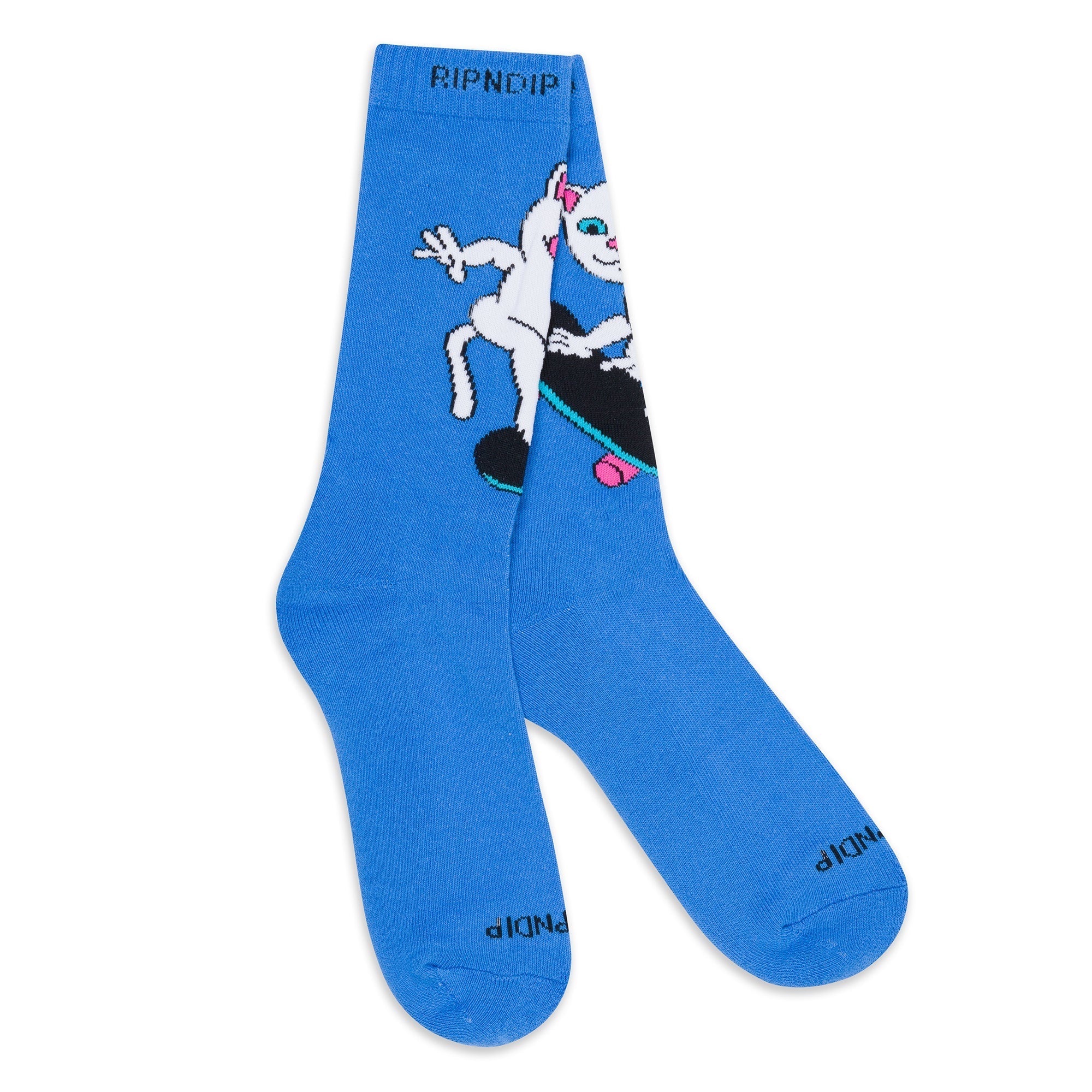 Skater Nerm Socks (Slate Blue)