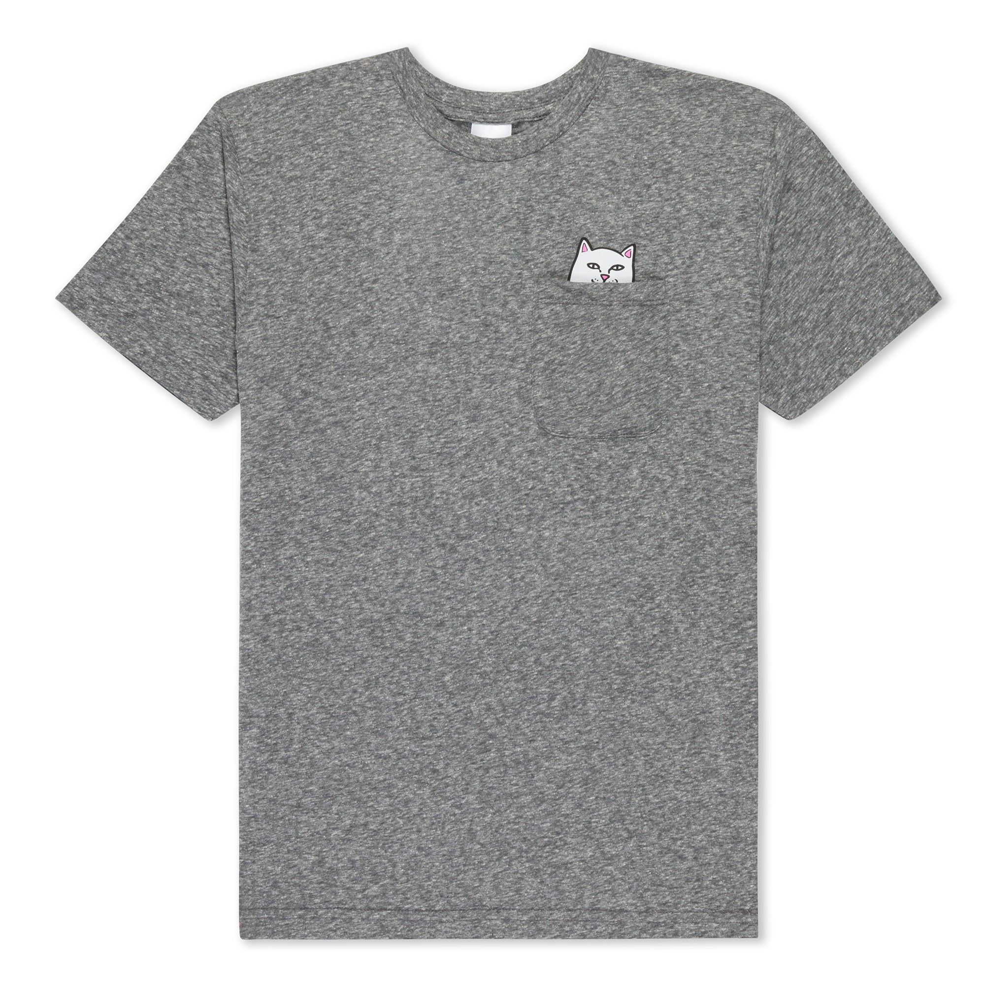 RIPNDIP Lord Nermal S/S Pocket Tee (Heather Grey)