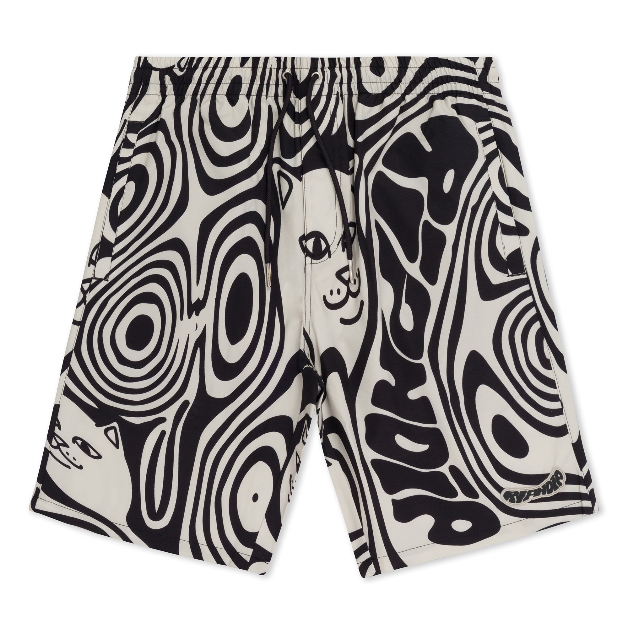 Hypnotic Swim Shorts (Black/Cream)