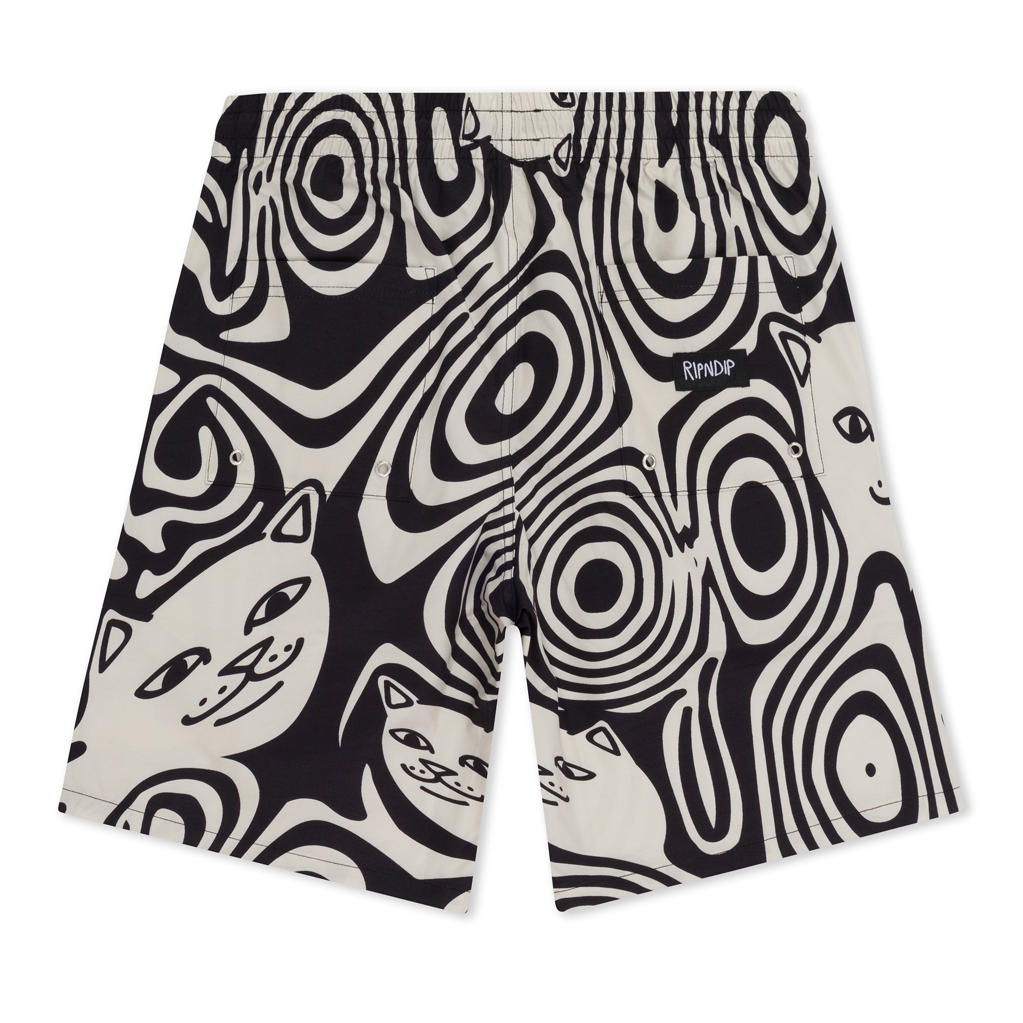 Hypnotic Swim Shorts (Black/Cream)