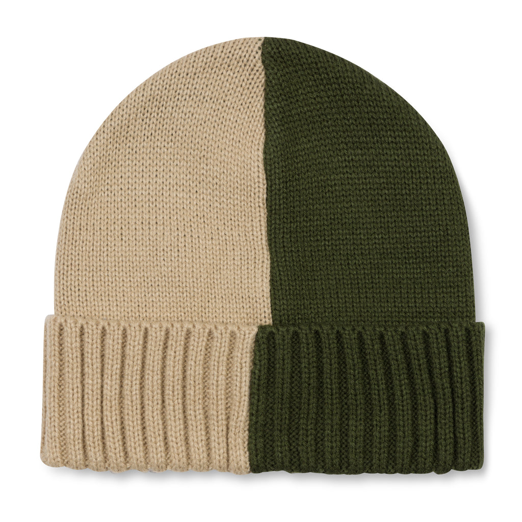 Lord Nermal Split Beanie (Moss / Stone)