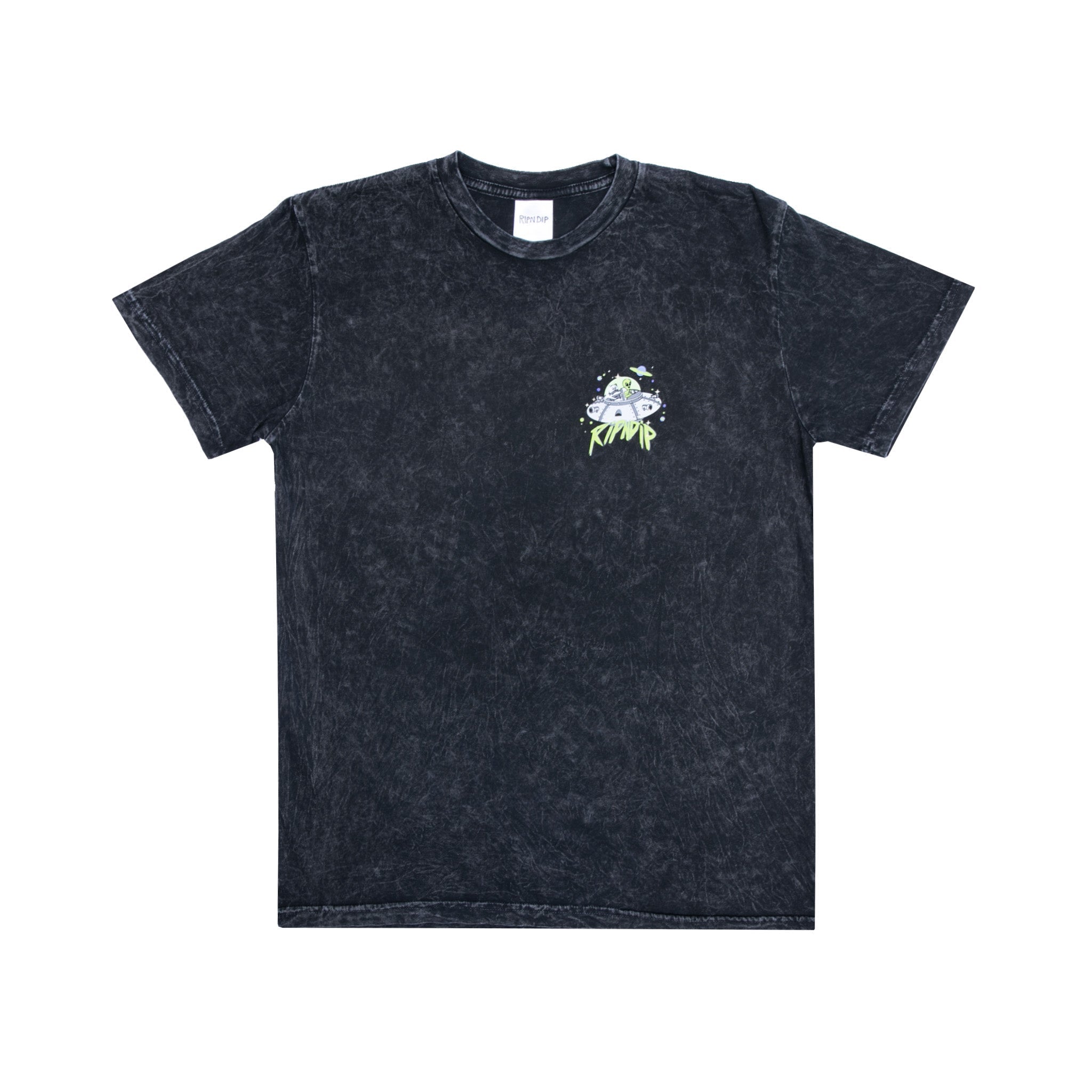 Abduction Tee (Black Mineral Wash)