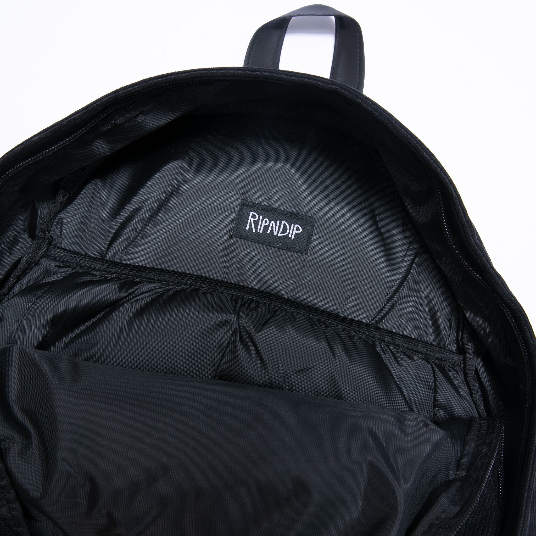 Lord Nermal Corduroy Backpack (Black)