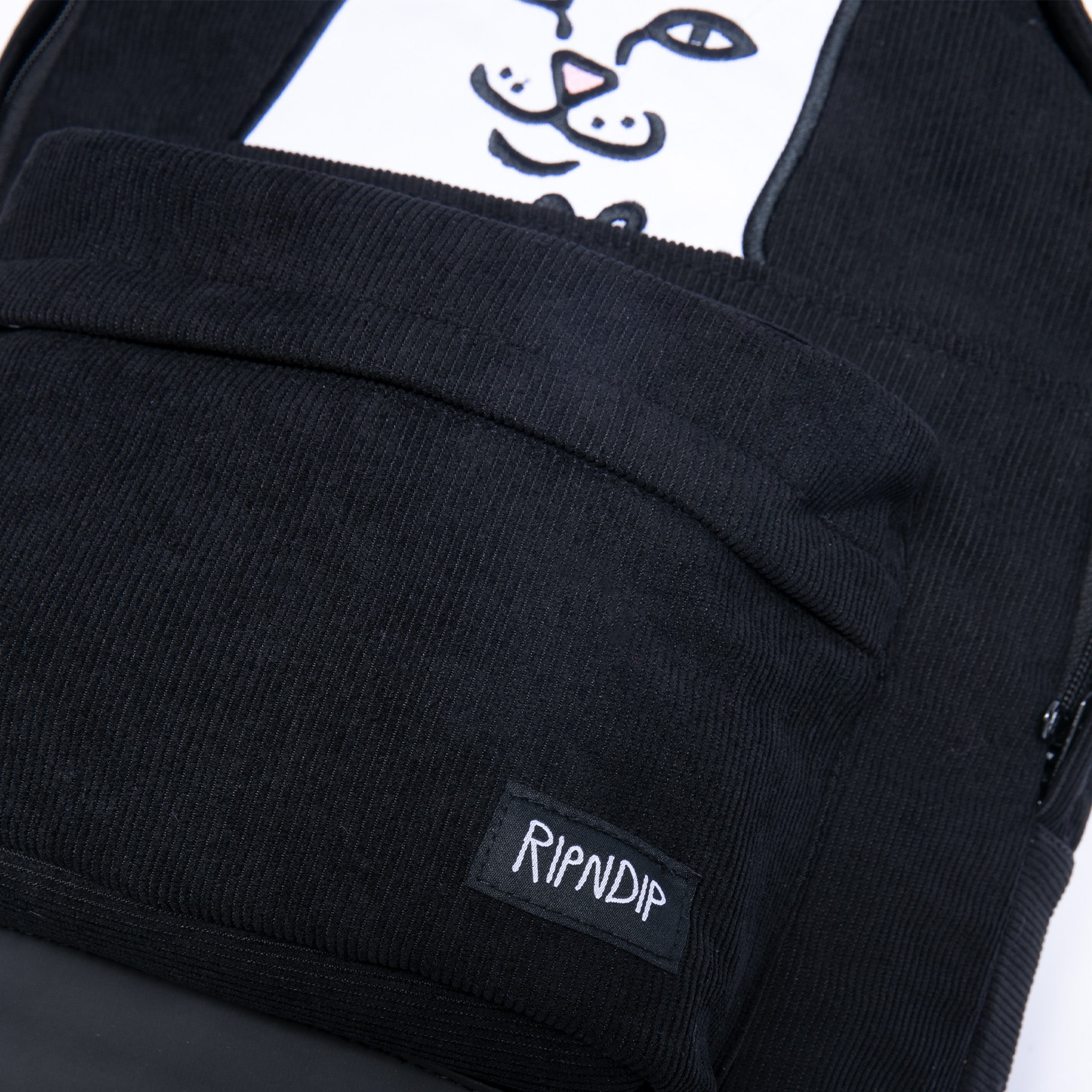 Lord Nermal Corduroy Backpack (Black)