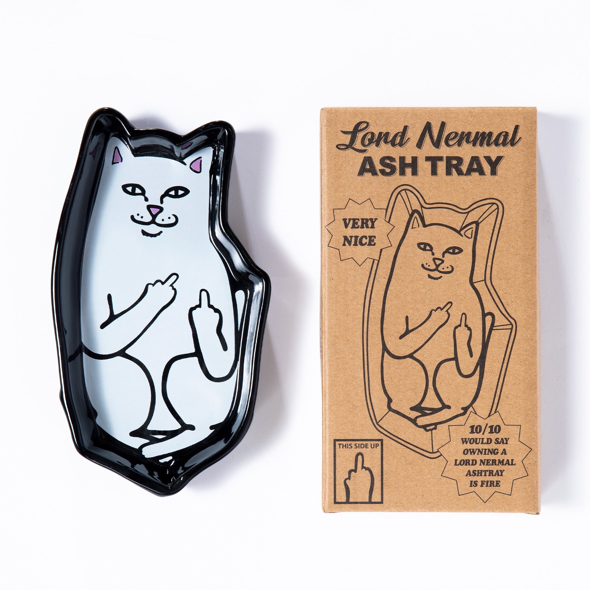 Lord Nermal Ceramic Ash Tray (Black)