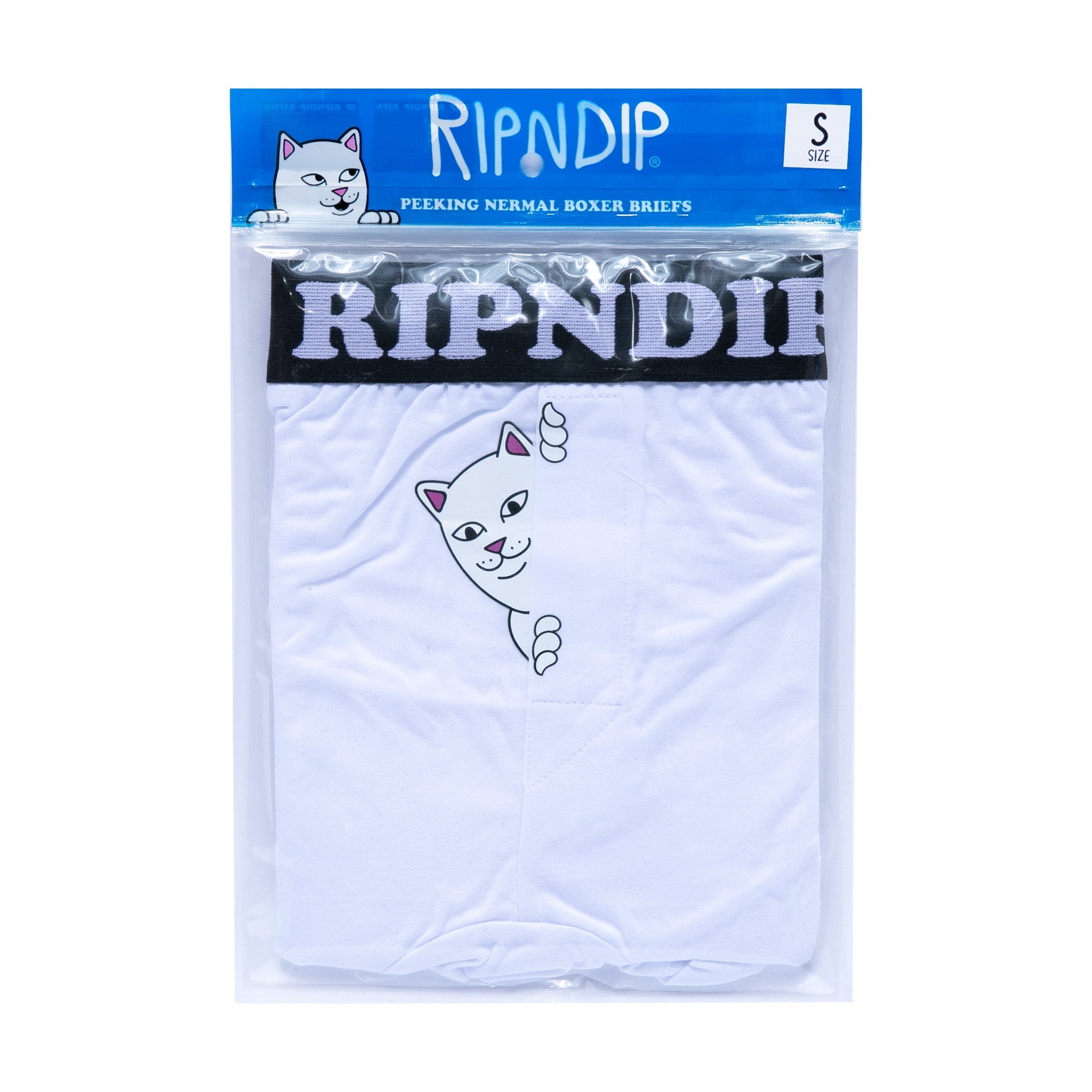 Peek A Nermal Boxers  (White)